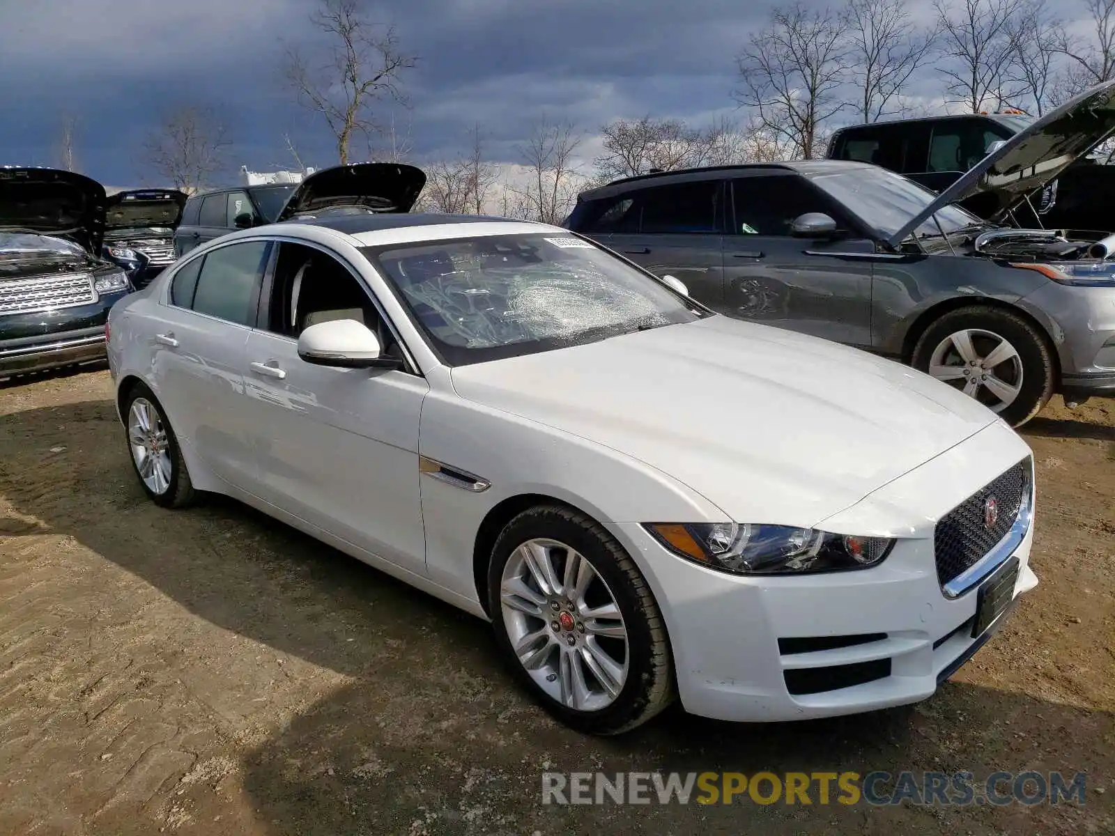 1 Photograph of a damaged car SAJAD4FX3KCP53450 JAGUAR XE 2019