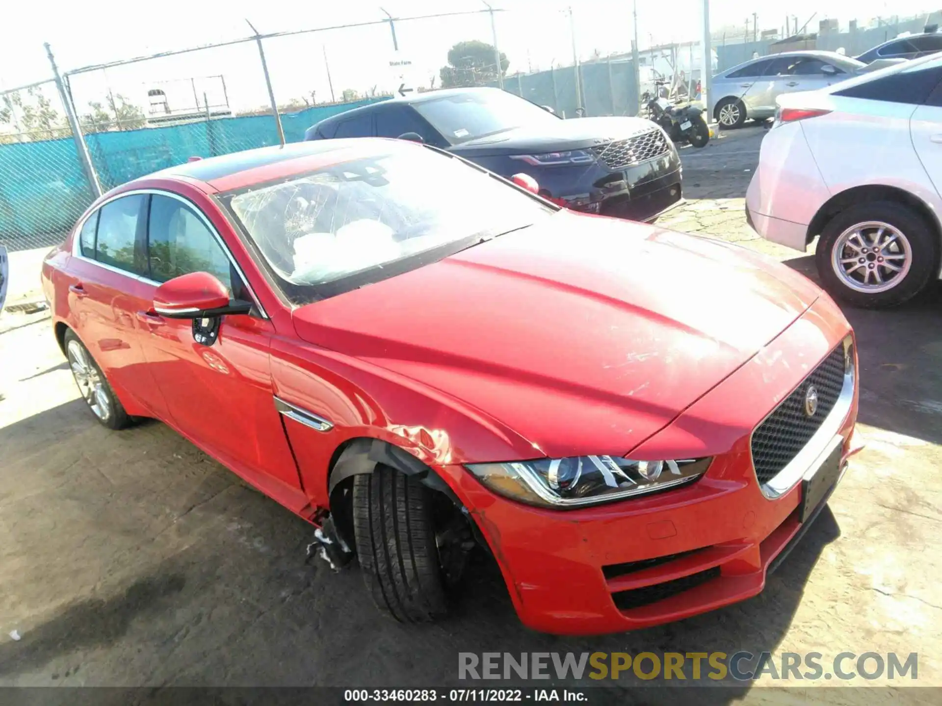 1 Photograph of a damaged car SAJAD4FX4KCP45051 JAGUAR XE 2019