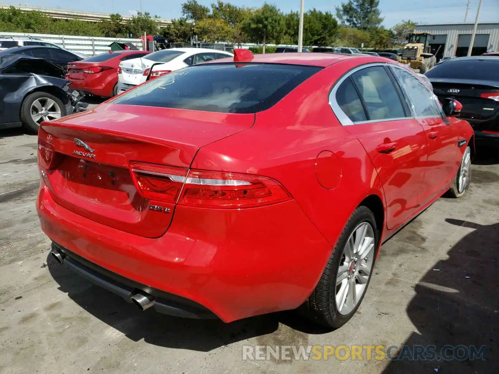 4 Photograph of a damaged car SAJAD4FX6KCP53572 JAGUAR XE 2019