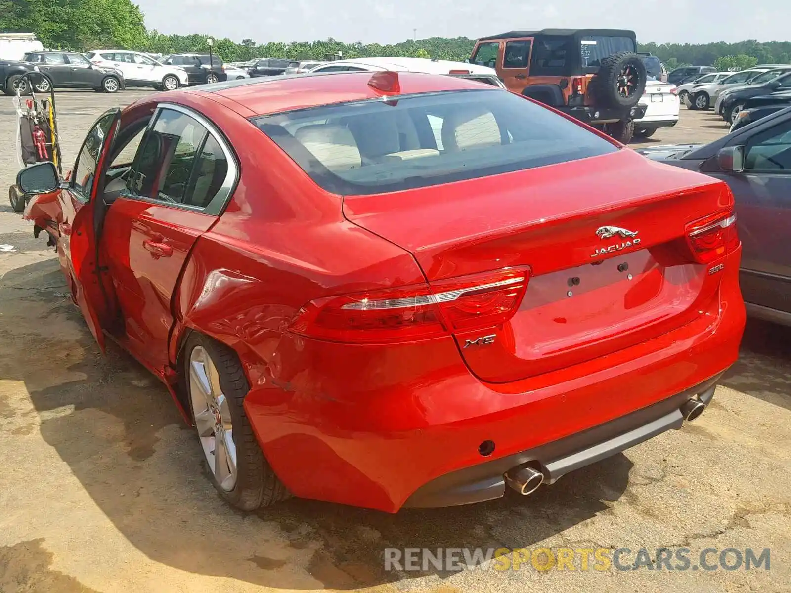 3 Photograph of a damaged car SAJAD4FX7KCP47408 JAGUAR XE 2019