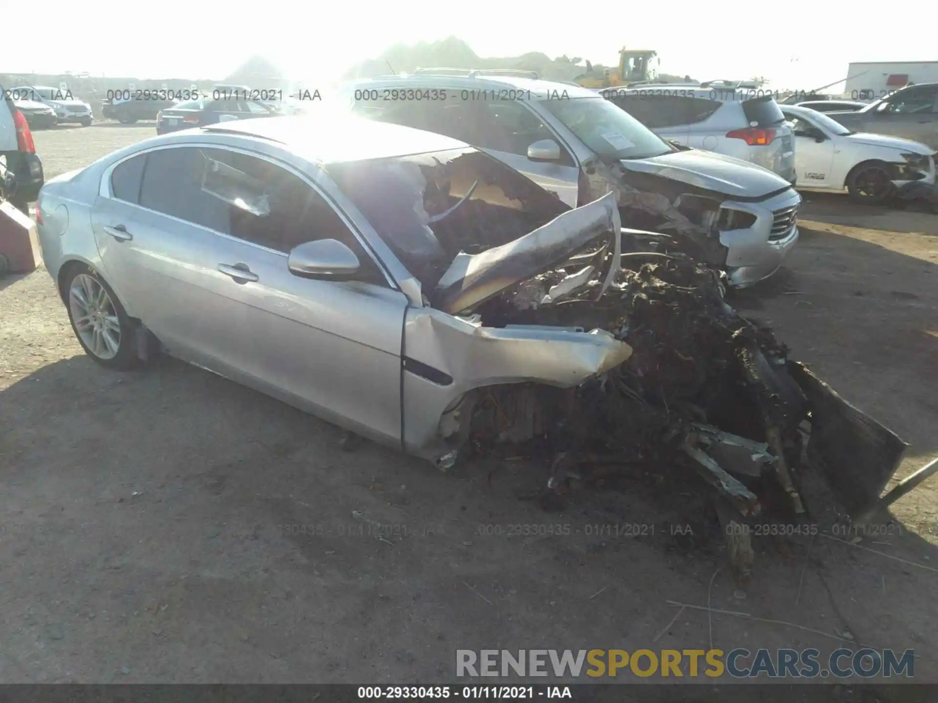 1 Photograph of a damaged car SAJAD4FX9KCP45904 JAGUAR XE 2019