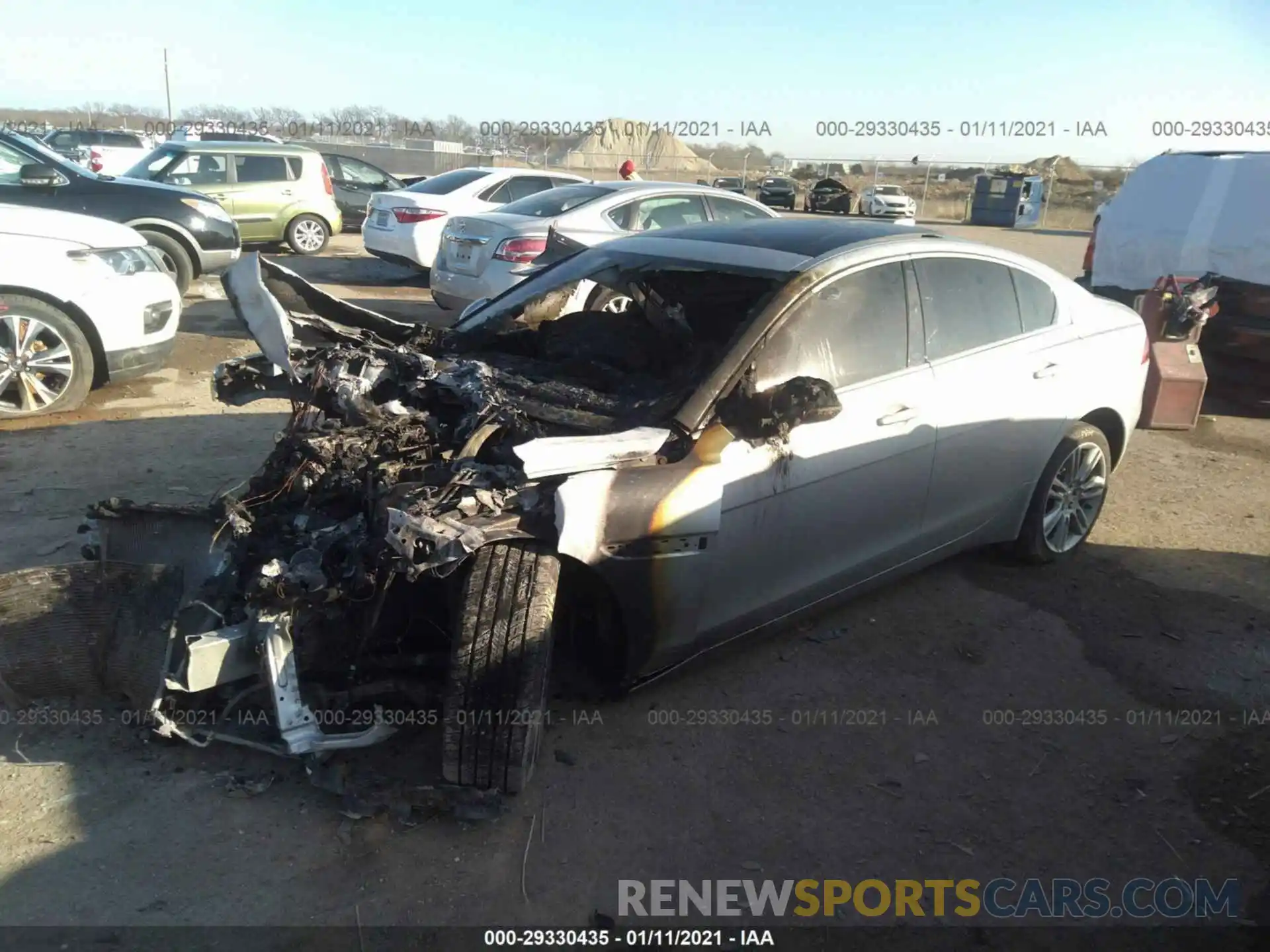 2 Photograph of a damaged car SAJAD4FX9KCP45904 JAGUAR XE 2019