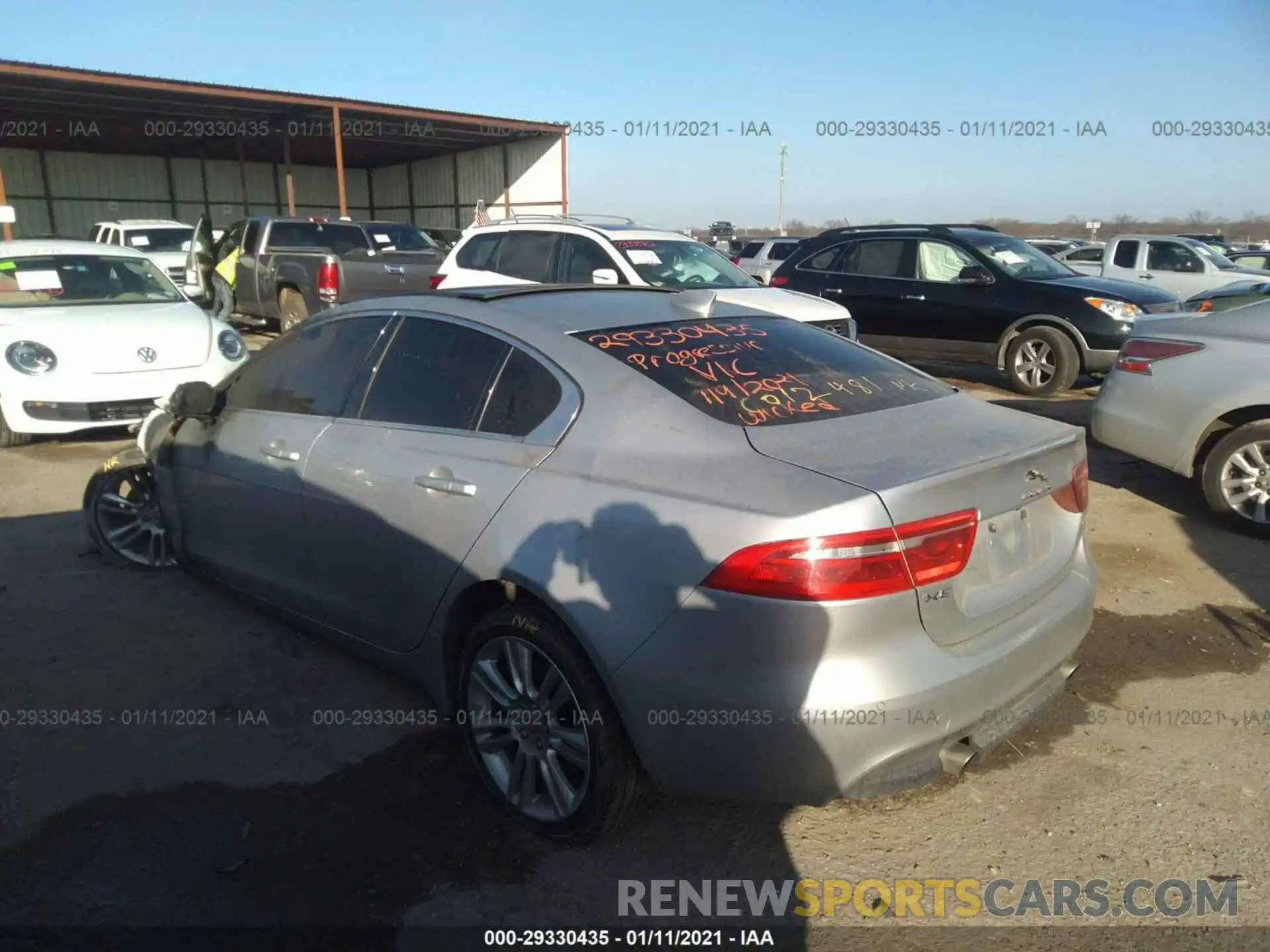 3 Photograph of a damaged car SAJAD4FX9KCP45904 JAGUAR XE 2019