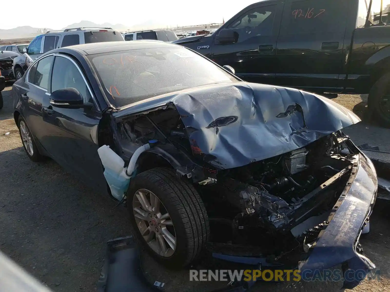 1 Photograph of a damaged car SAJAD4FXXKCP48939 JAGUAR XE 2019