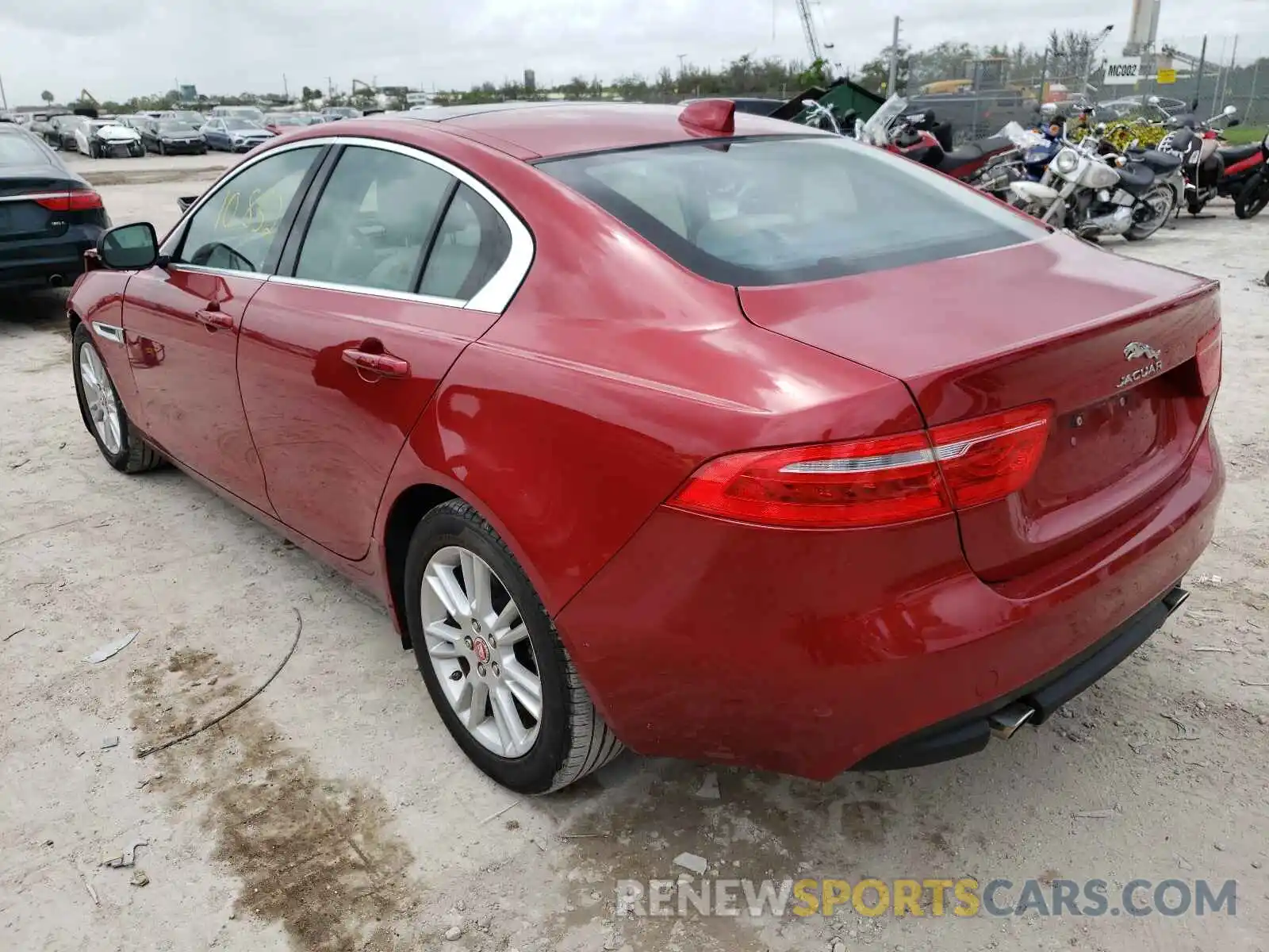 3 Photograph of a damaged car SAJAD4FXXKCP49377 JAGUAR XE 2019