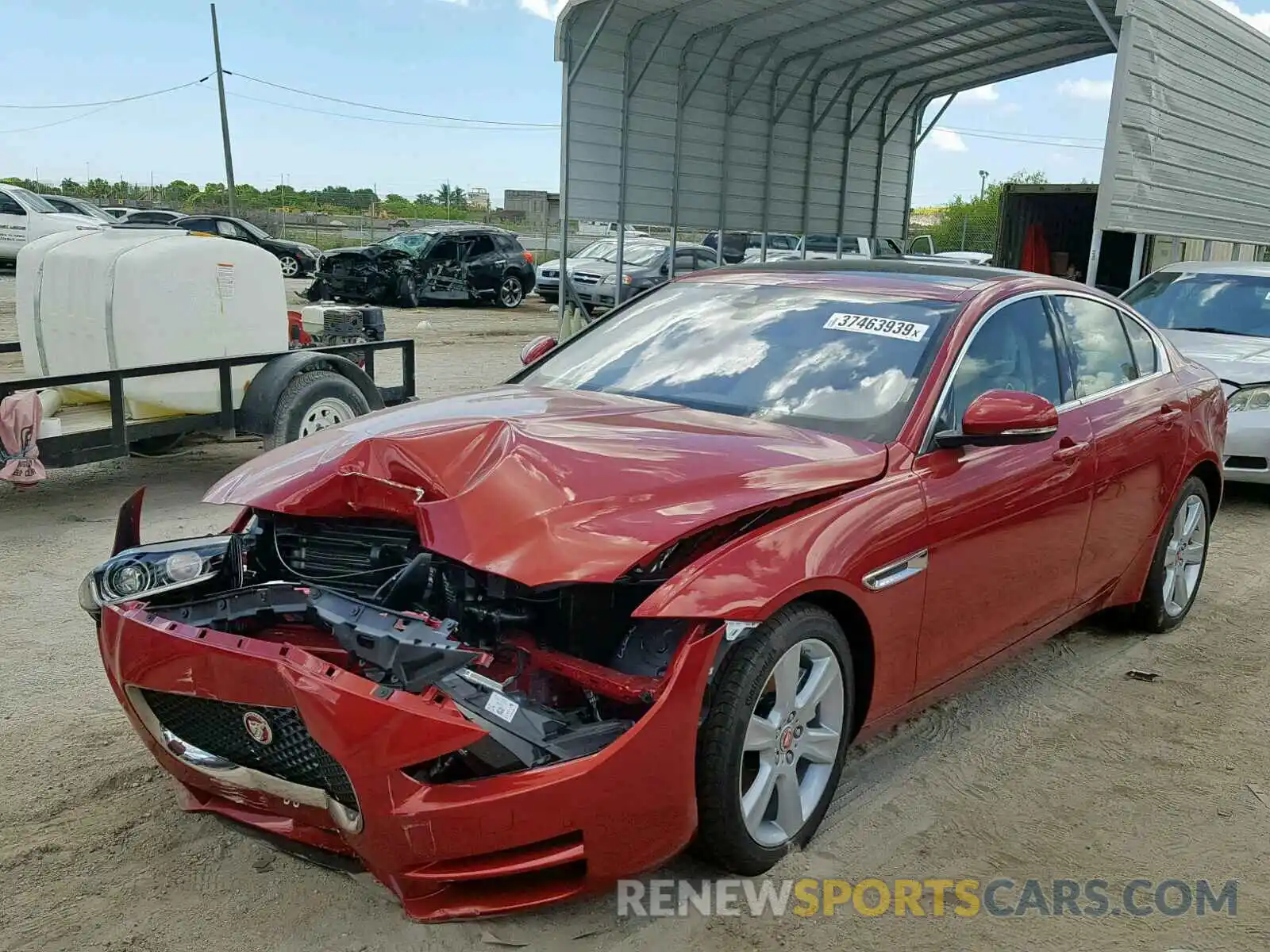 2 Photograph of a damaged car SAJAD4FXXKCP53669 JAGUAR XE 2019