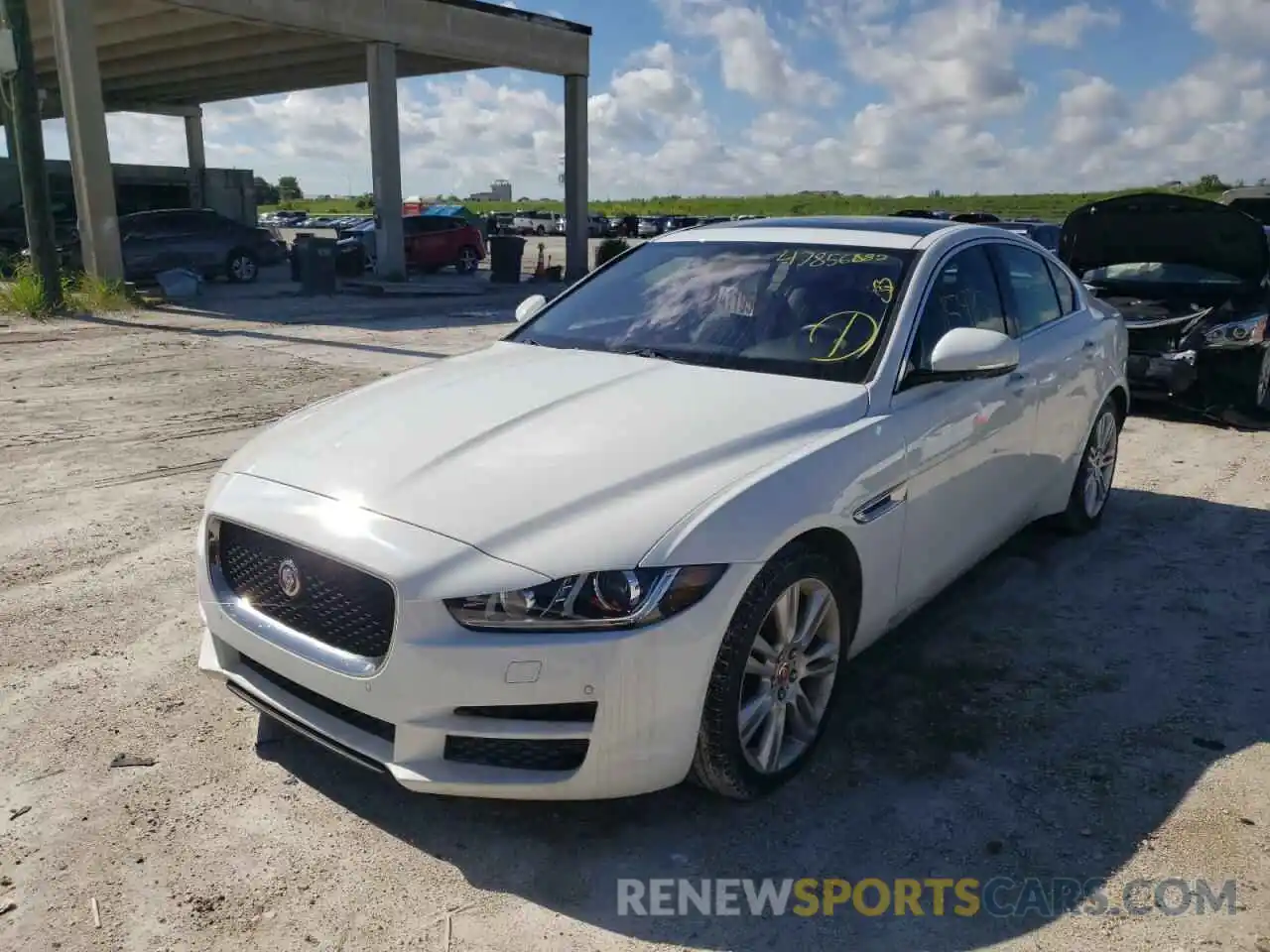 2 Photograph of a damaged car SAJAE4FX6KCP49549 JAGUAR XE 2019