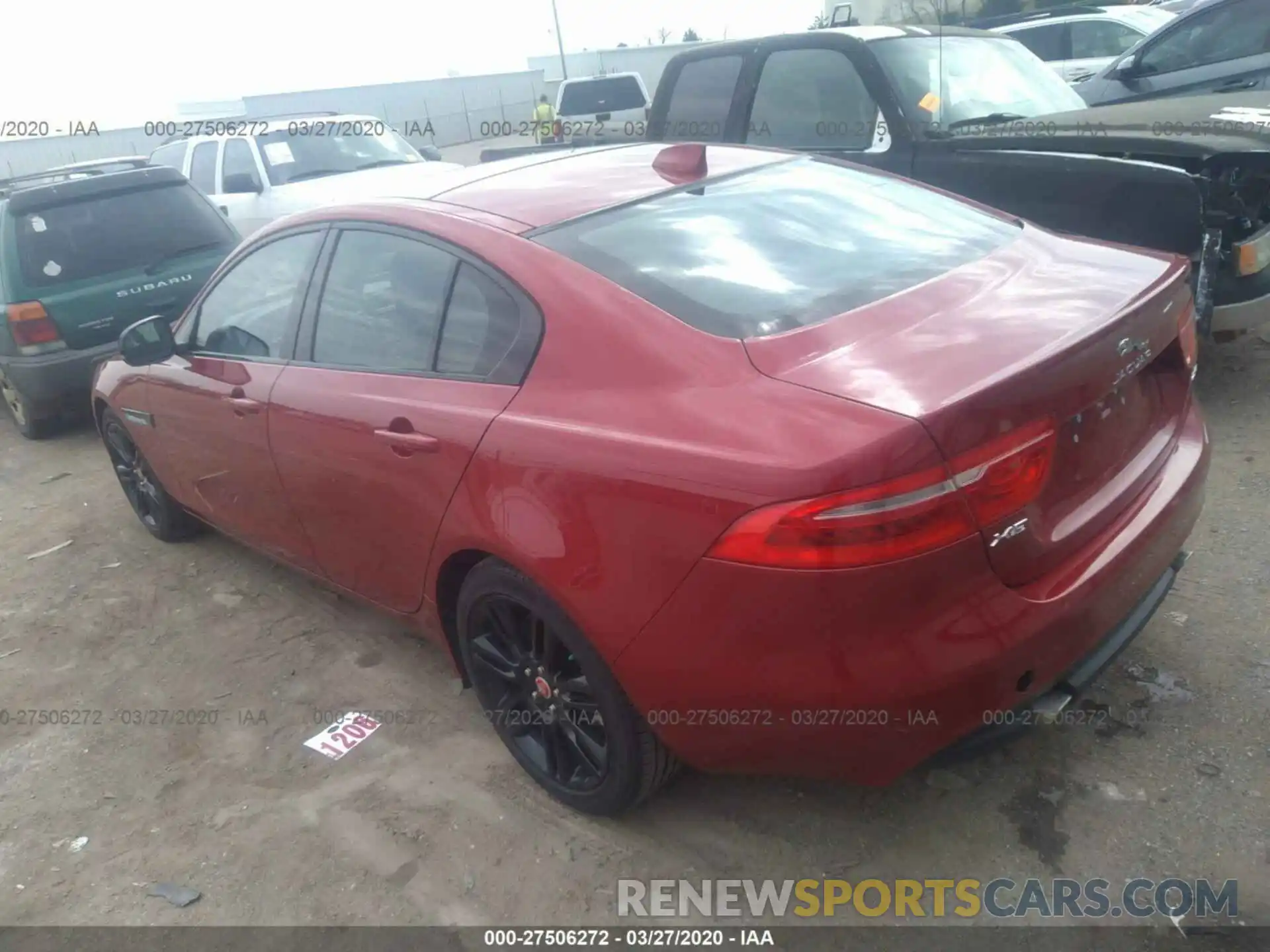 3 Photograph of a damaged car SAJAE4FX8KCP48970 JAGUAR XE 2019