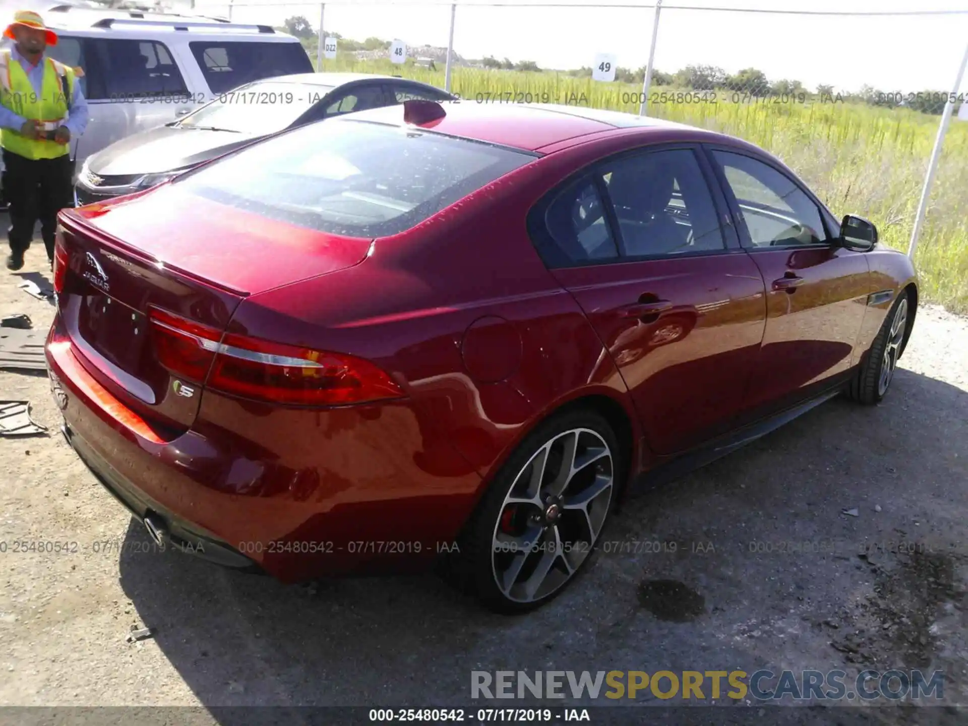 4 Photograph of a damaged car SAJAG4FV8KCP49156 JAGUAR XE 2019