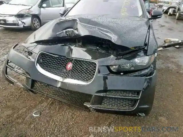9 Фотография поврежденного автомобиля SAJAJ4FX2KCP51214 JAGUAR XE 2019