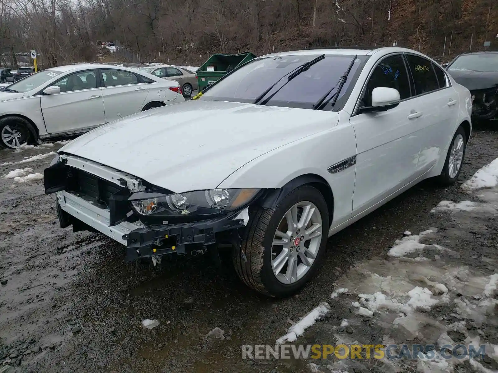 2 Photograph of a damaged car SAJAJ4FX3KCP51268 JAGUAR XE 2019