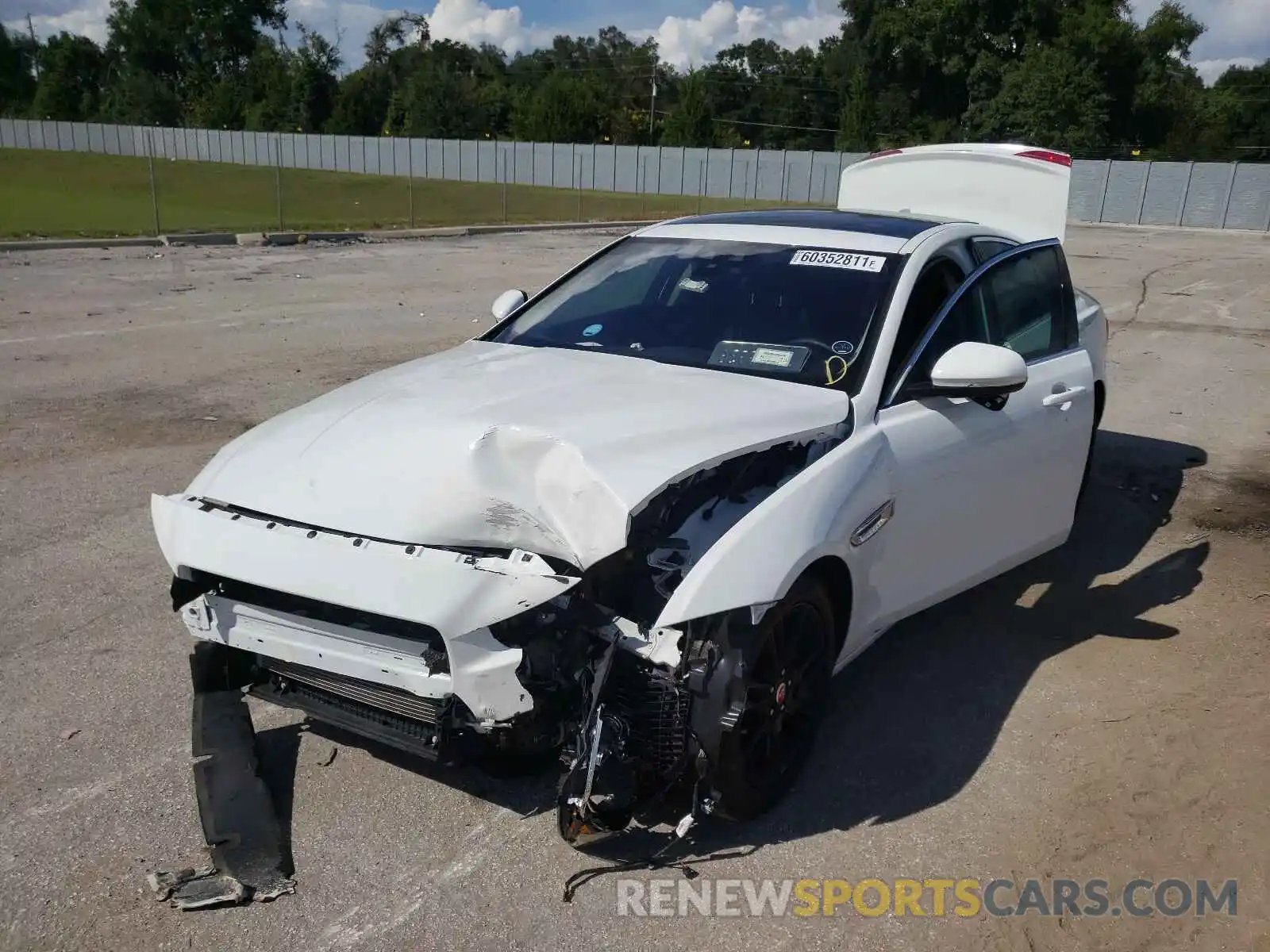 2 Photograph of a damaged car SAJAJ4FXXKCP44303 JAGUAR XE 2019