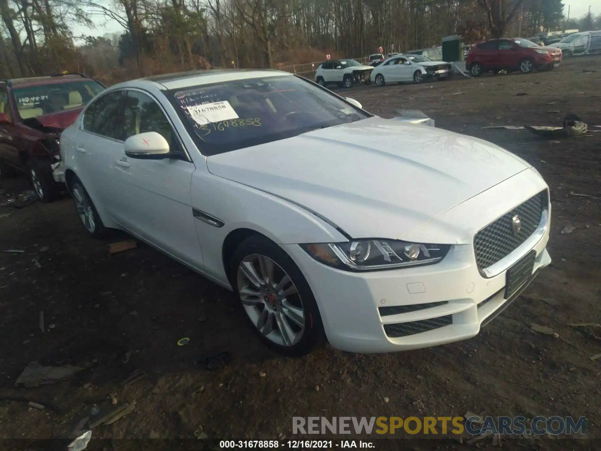 1 Photograph of a damaged car SAJAK4FX0KCP51273 JAGUAR XE 2019