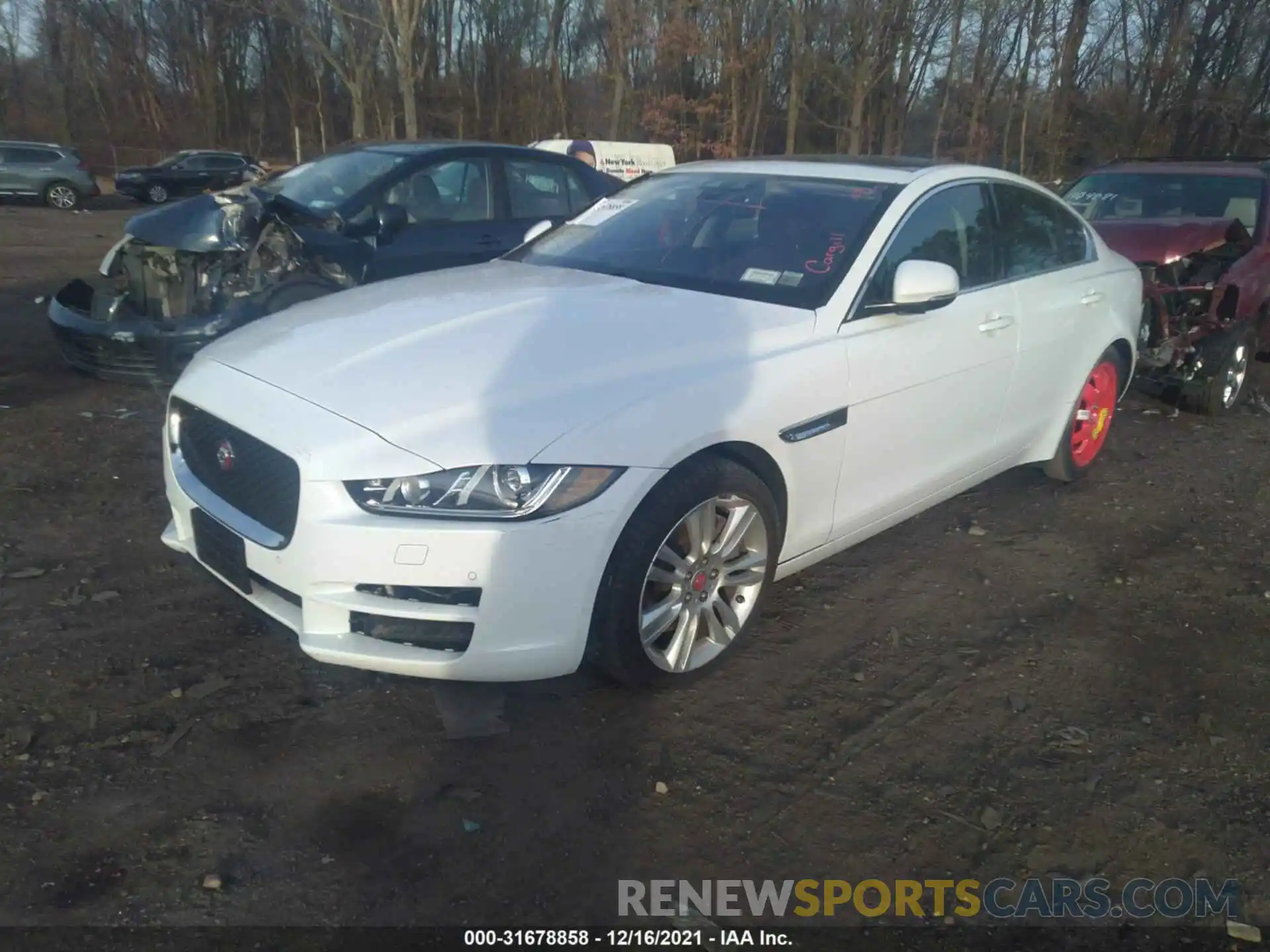 2 Photograph of a damaged car SAJAK4FX0KCP51273 JAGUAR XE 2019