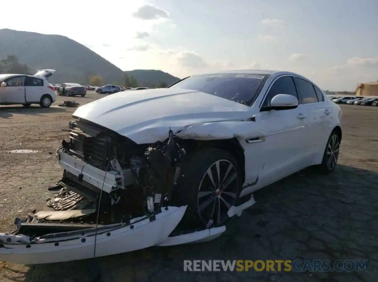 2 Photograph of a damaged car SAJAK4FX4KCP51566 JAGUAR XE 2019