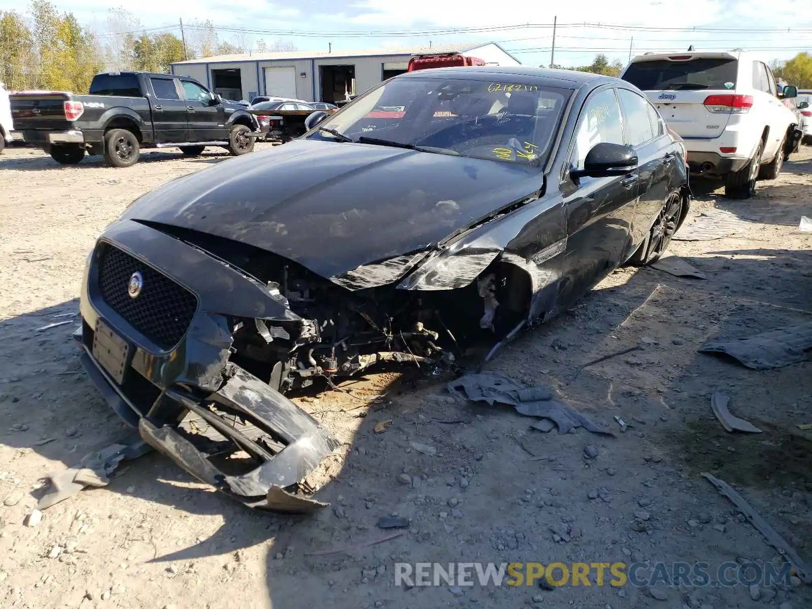 2 Photograph of a damaged car SAJAK4FX7KCP45521 JAGUAR XE 2019