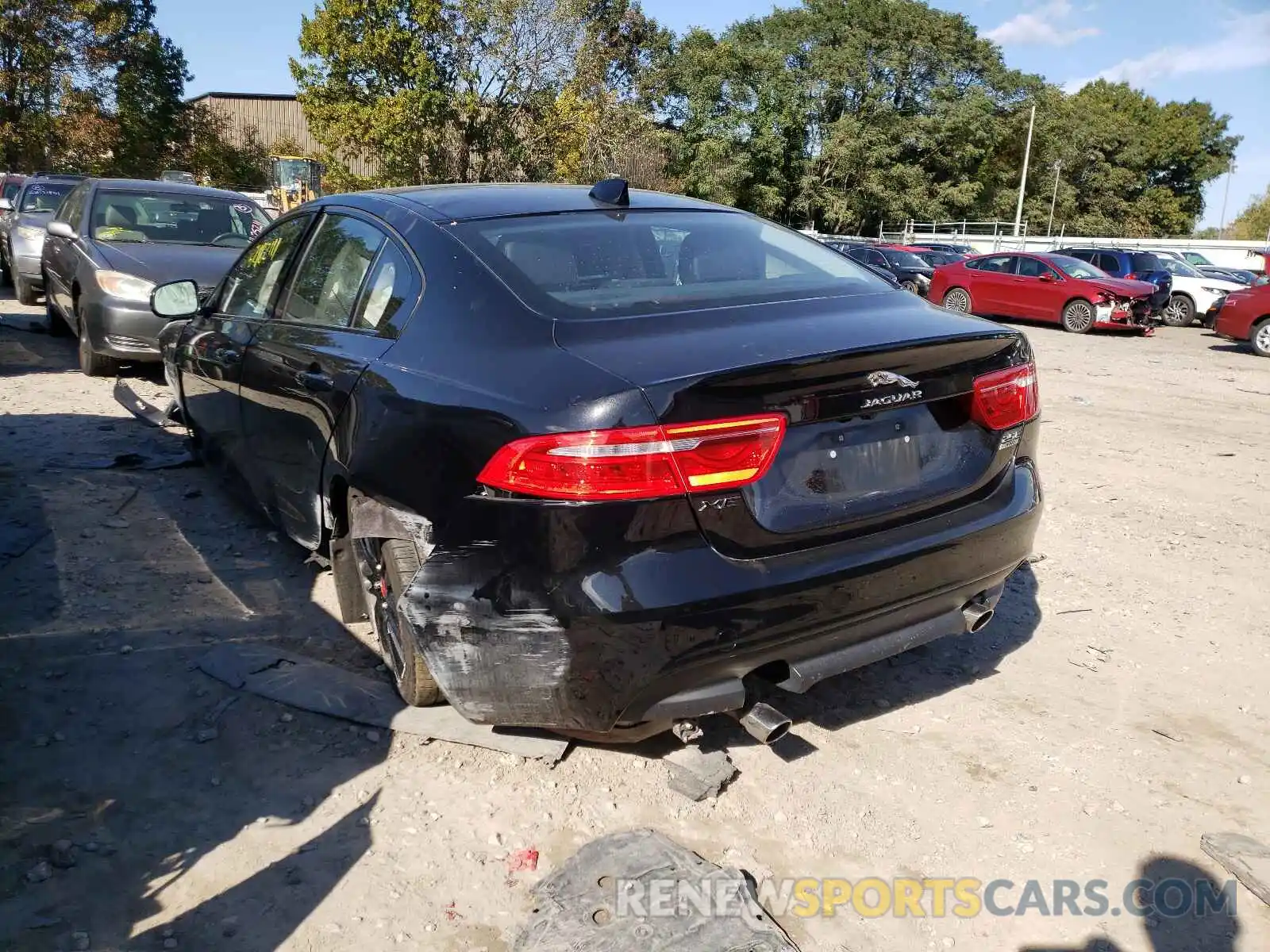 3 Photograph of a damaged car SAJAK4FX7KCP45521 JAGUAR XE 2019