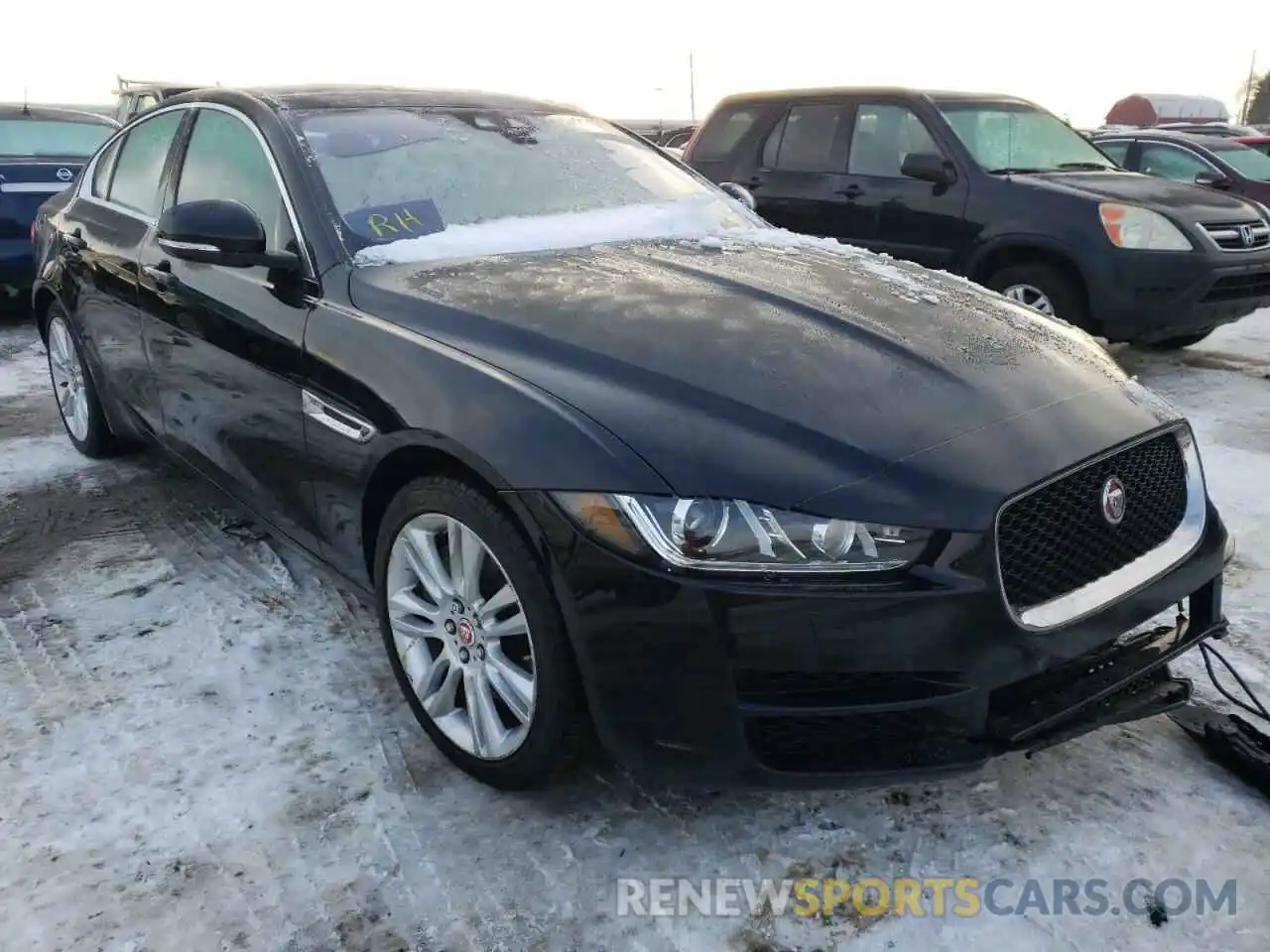 1 Photograph of a damaged car SAJAK4FX9KCP49716 JAGUAR XE 2019