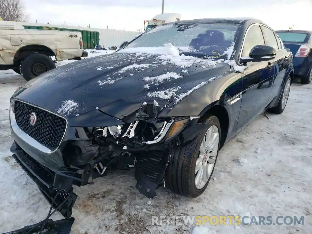 2 Photograph of a damaged car SAJAK4FX9KCP49716 JAGUAR XE 2019