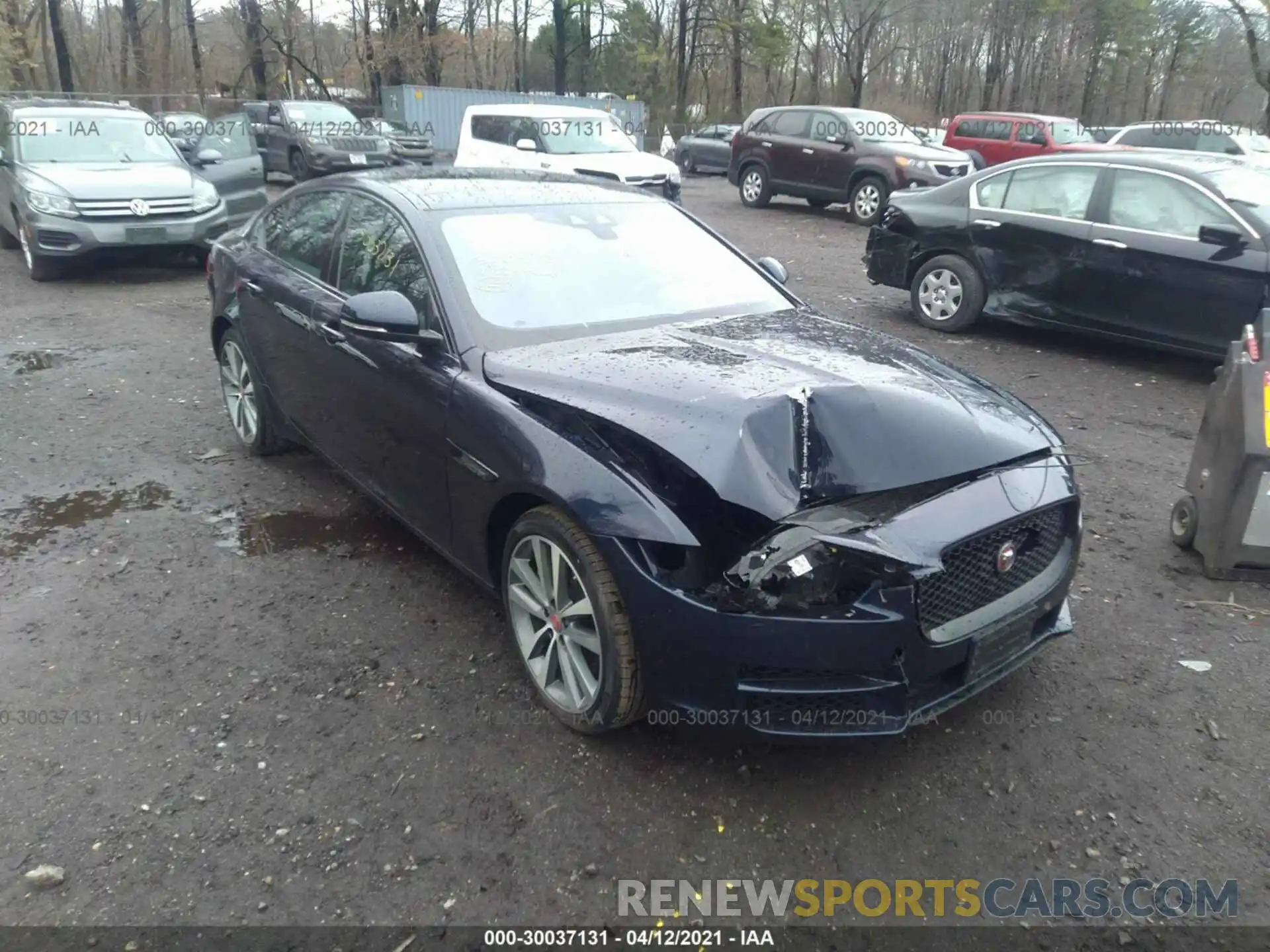 1 Photograph of a damaged car SAJAK4FXXKCP52155 JAGUAR XE 2019