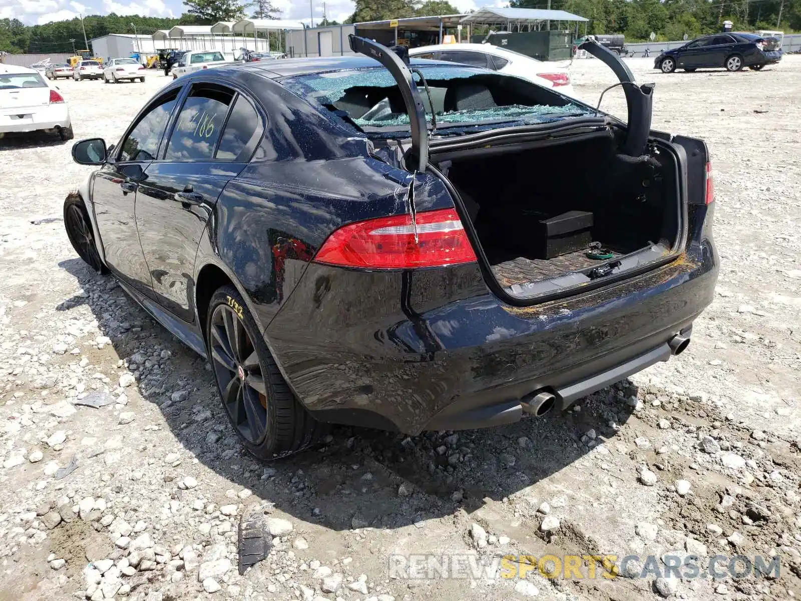 3 Photograph of a damaged car SAJAL4FX1KCP51621 JAGUAR XE 2019