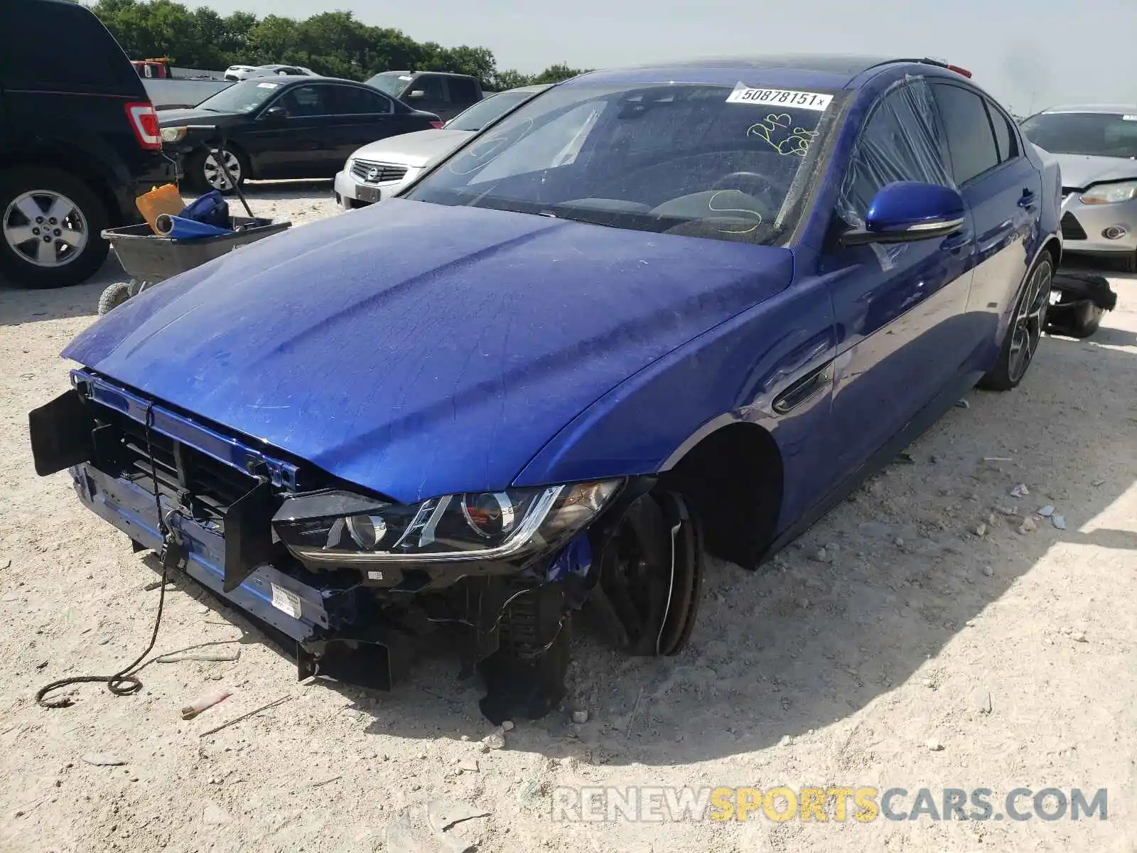 2 Photograph of a damaged car SAJAM4FV0KCP43828 JAGUAR XE 2019