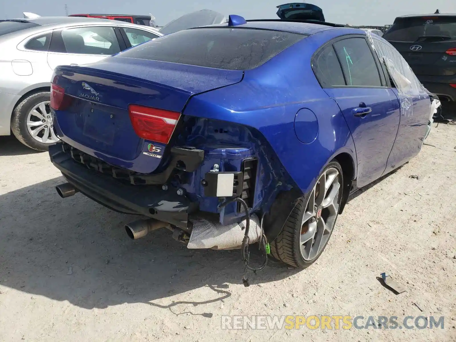 4 Photograph of a damaged car SAJAM4FV0KCP43828 JAGUAR XE 2019