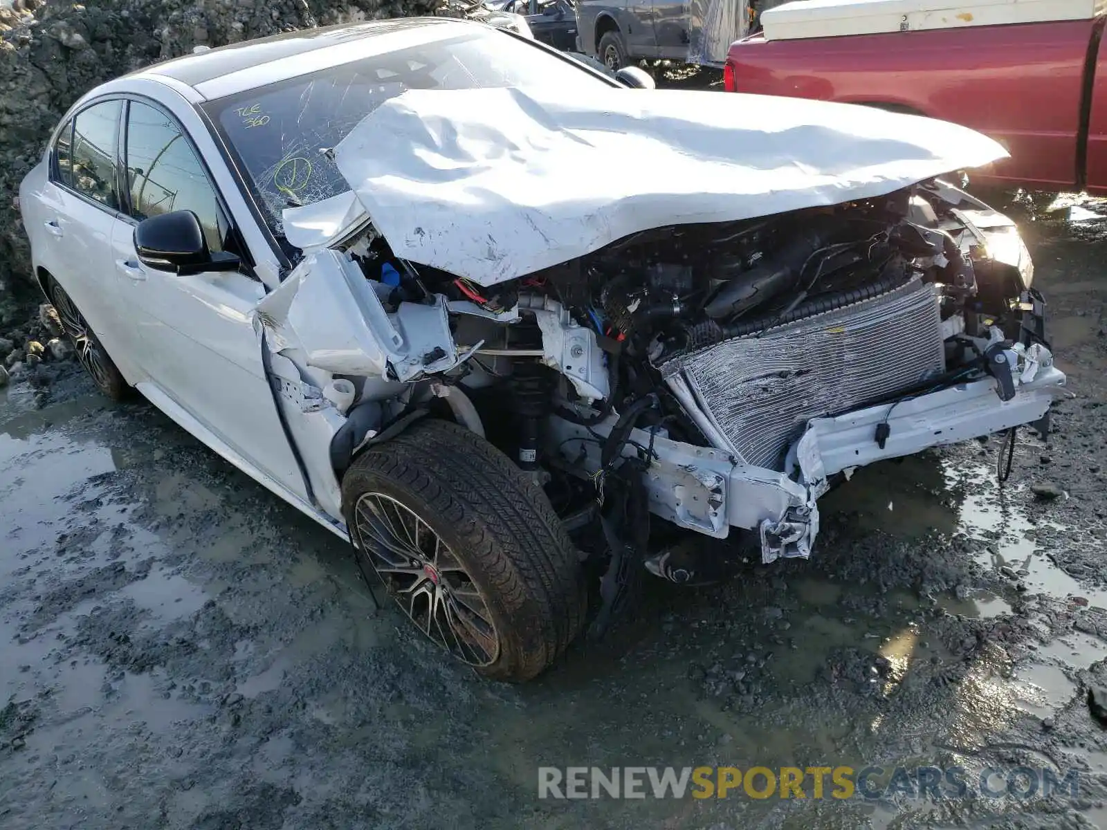 1 Photograph of a damaged car SAJAP4FX5KCP51612 JAGUAR XE 2019