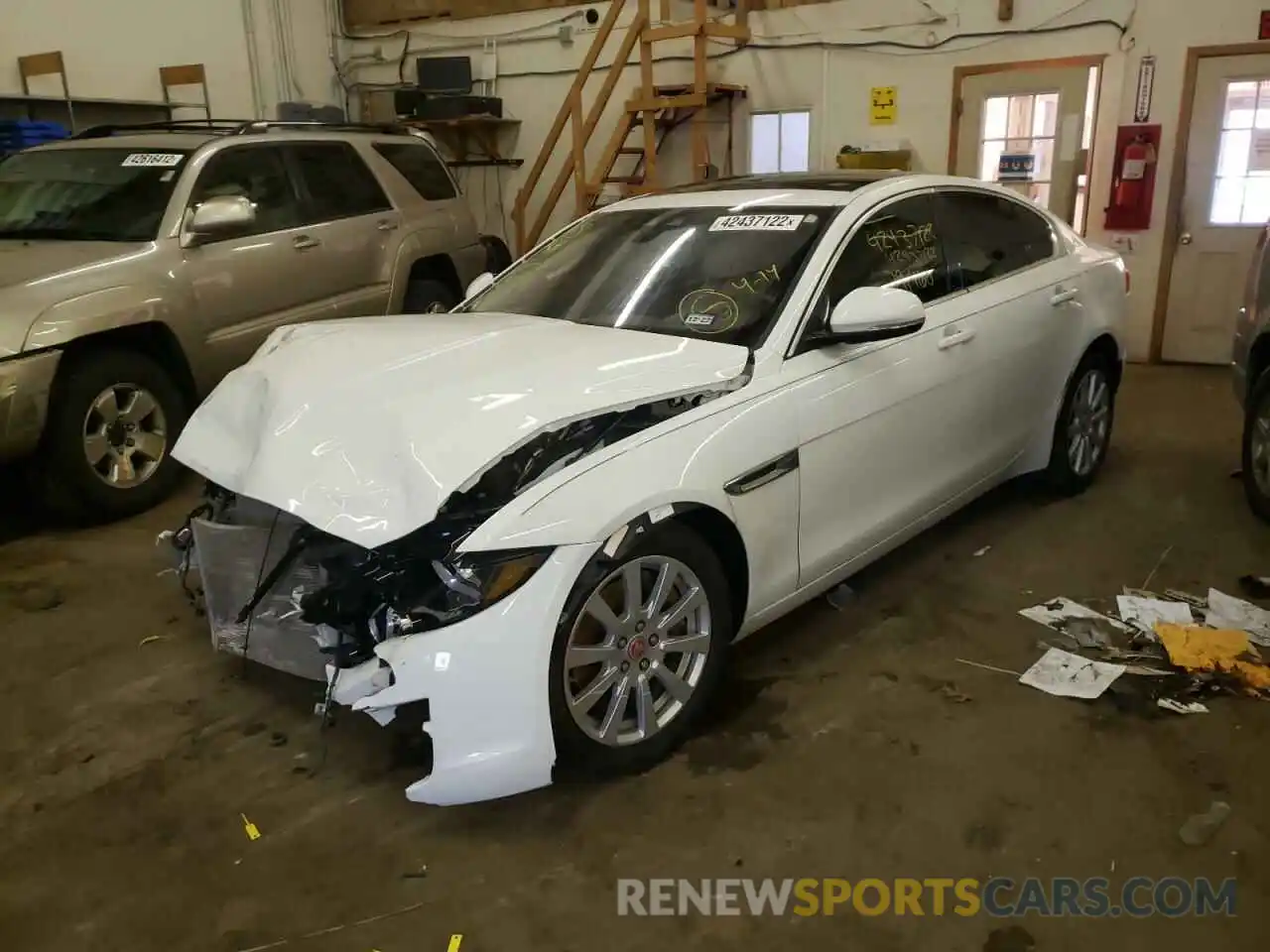 2 Photograph of a damaged car SAJAR4FX2KCP49696 JAGUAR XE 2019