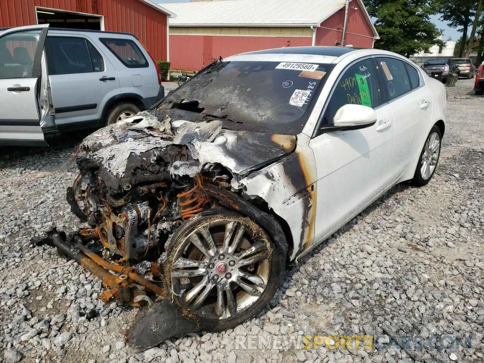 2 Photograph of a damaged car SAJAR4FX2KCP51707 JAGUAR XE 2019