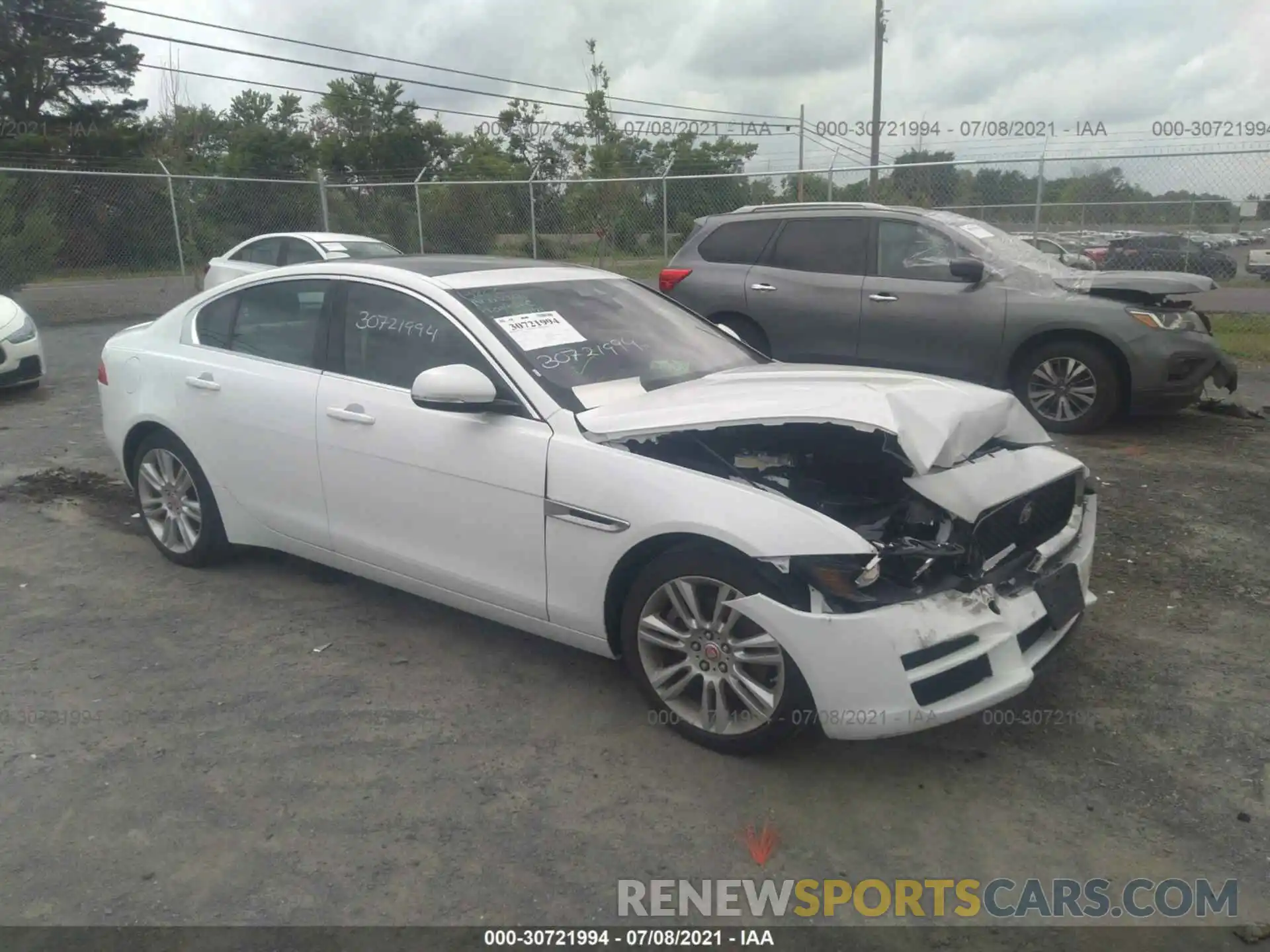 1 Photograph of a damaged car SAJAR4FX3KCP51781 JAGUAR XE 2019