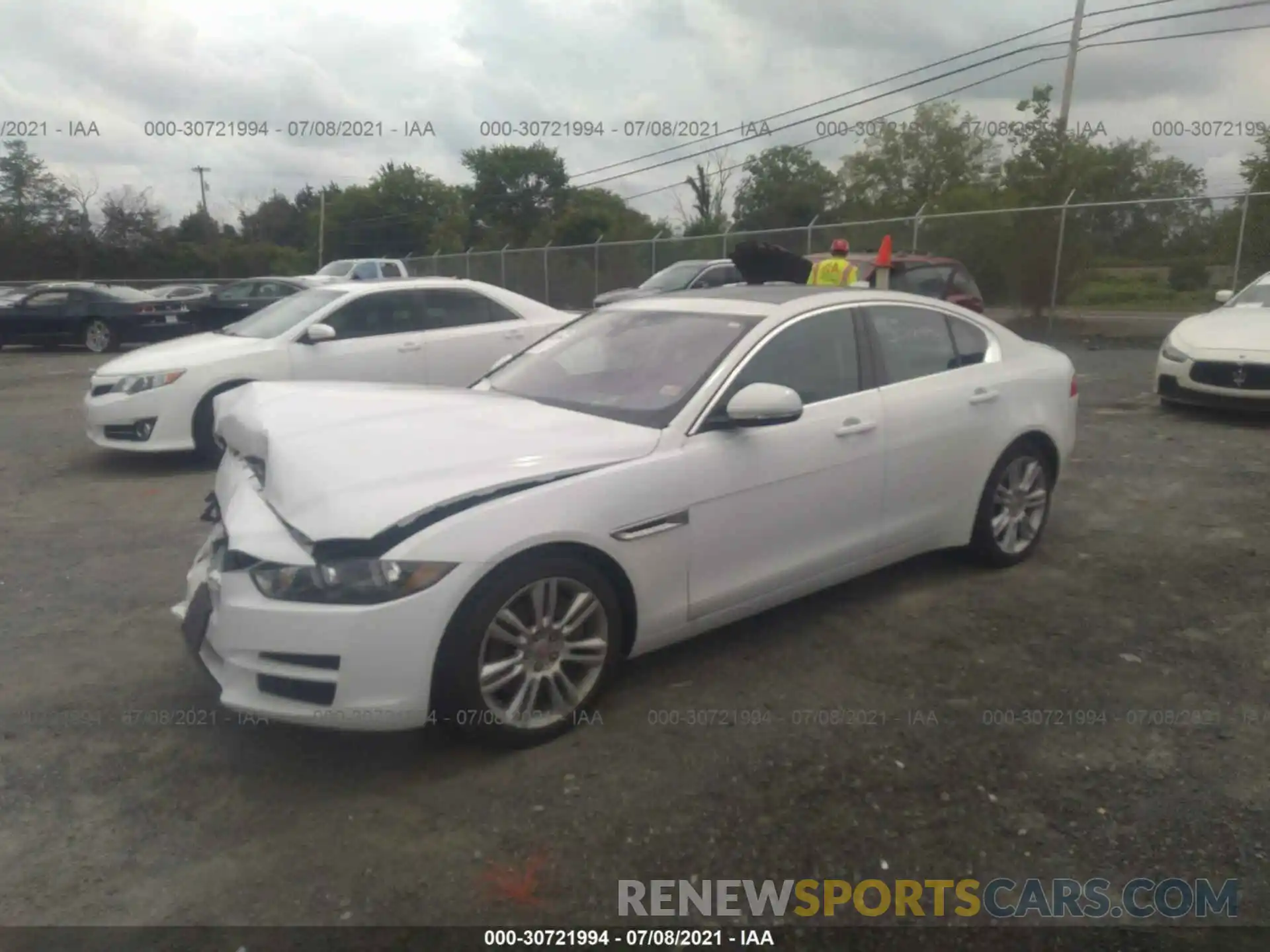 2 Photograph of a damaged car SAJAR4FX3KCP51781 JAGUAR XE 2019