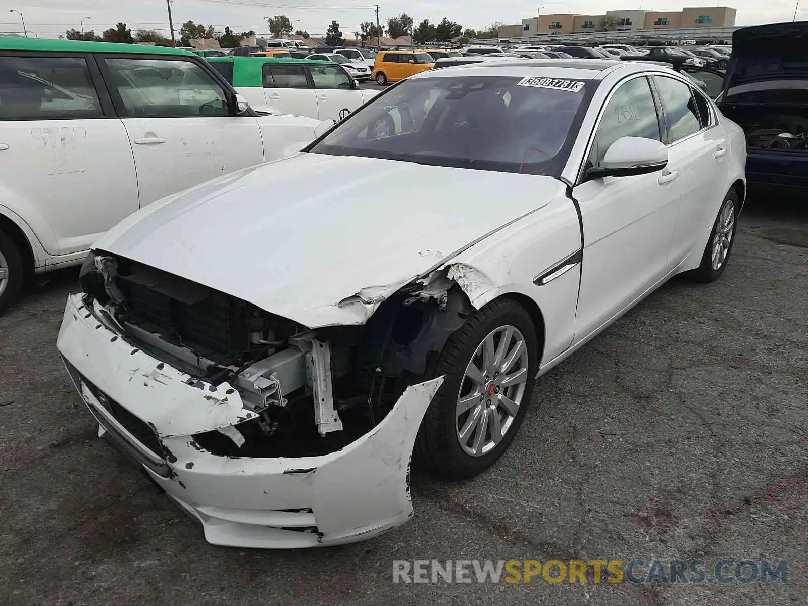 2 Photograph of a damaged car SAJAR4FX5KCP48445 JAGUAR XE 2019