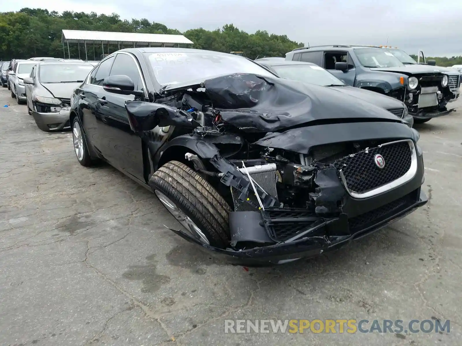 1 Photograph of a damaged car SAJAR4FX6KCP52472 JAGUAR XE 2019