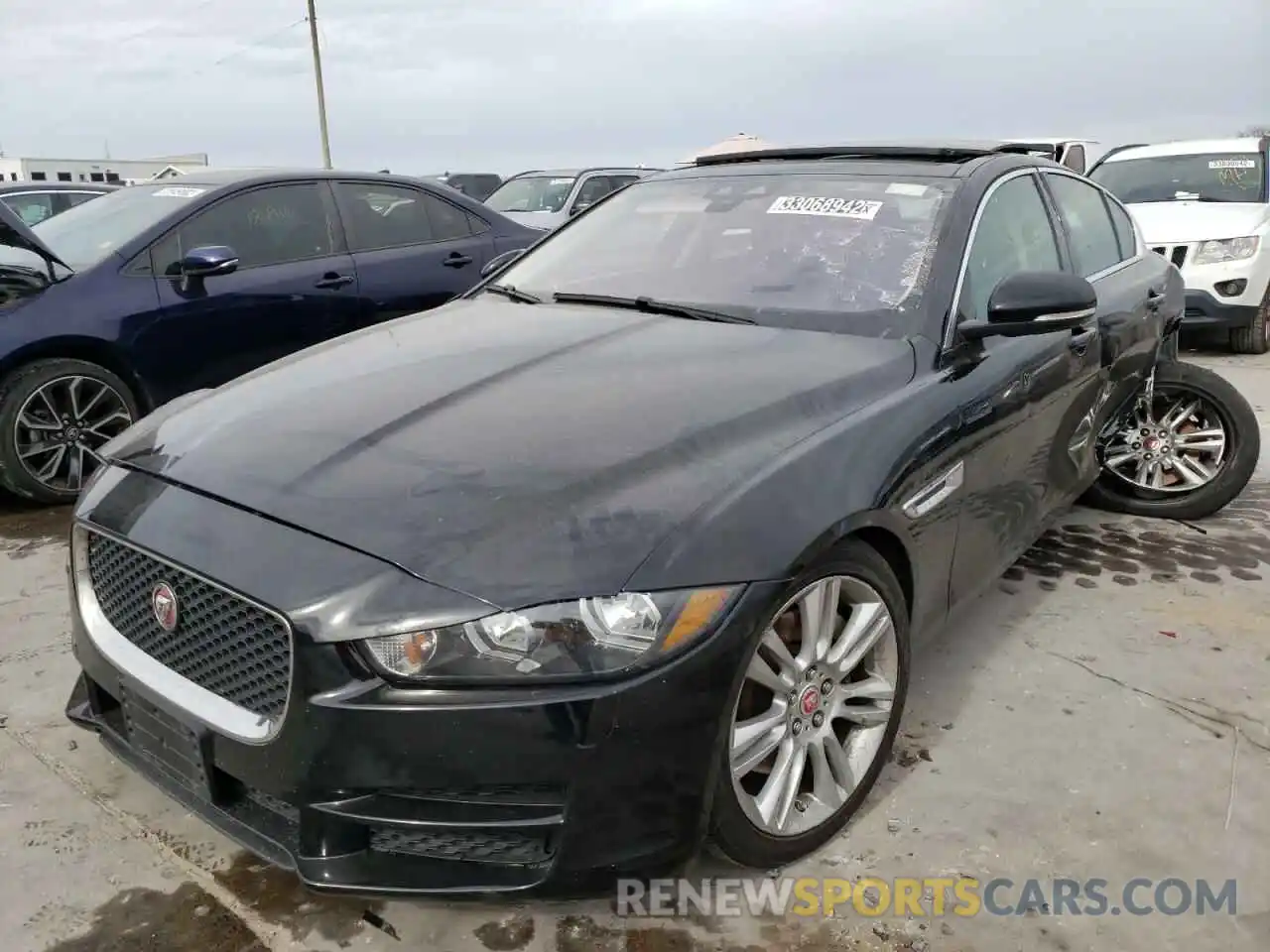 2 Photograph of a damaged car SAJAR4FX8KCP52506 JAGUAR XE 2019