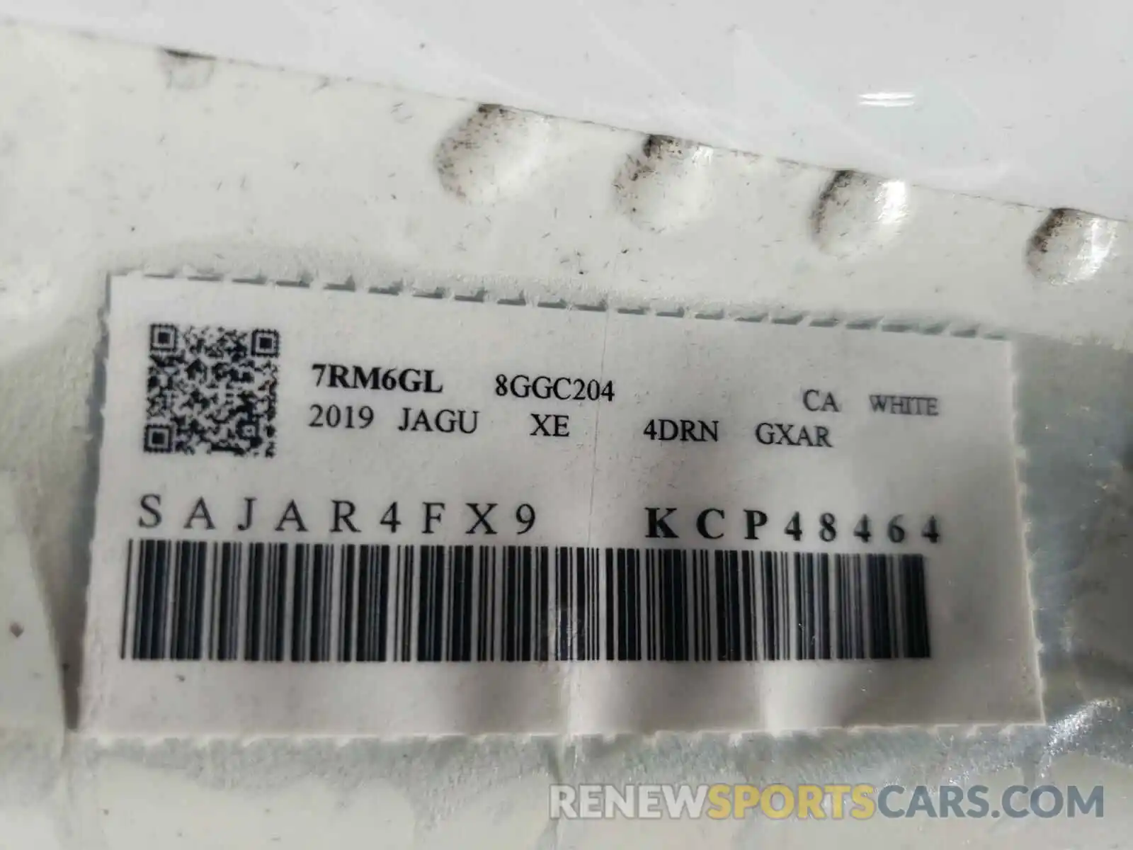 10 Фотография поврежденного автомобиля SAJAR4FX9KCP48464 JAGUAR XE 2019