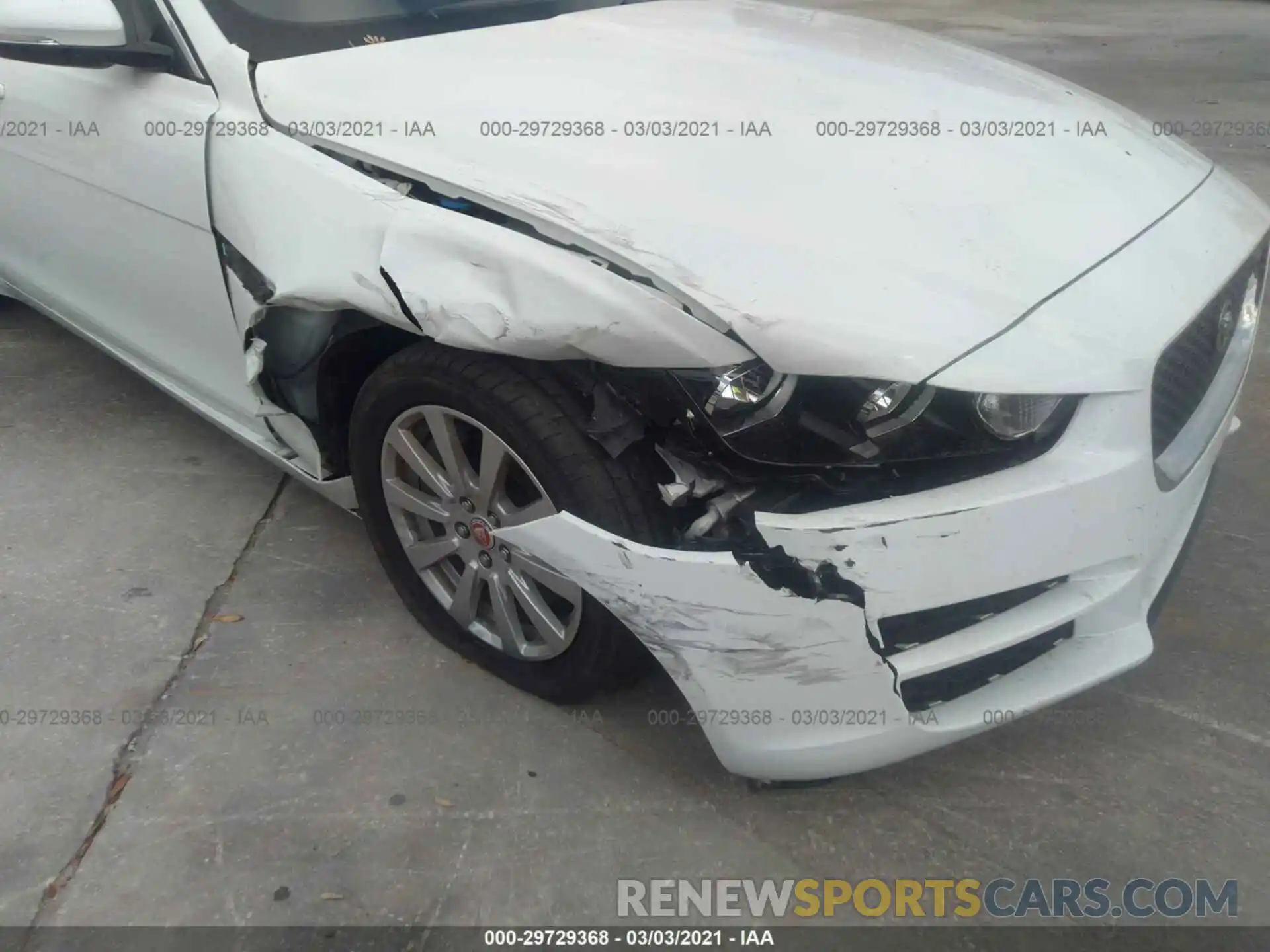 6 Photograph of a damaged car SAJAR4FXXKCP48103 JAGUAR XE 2019