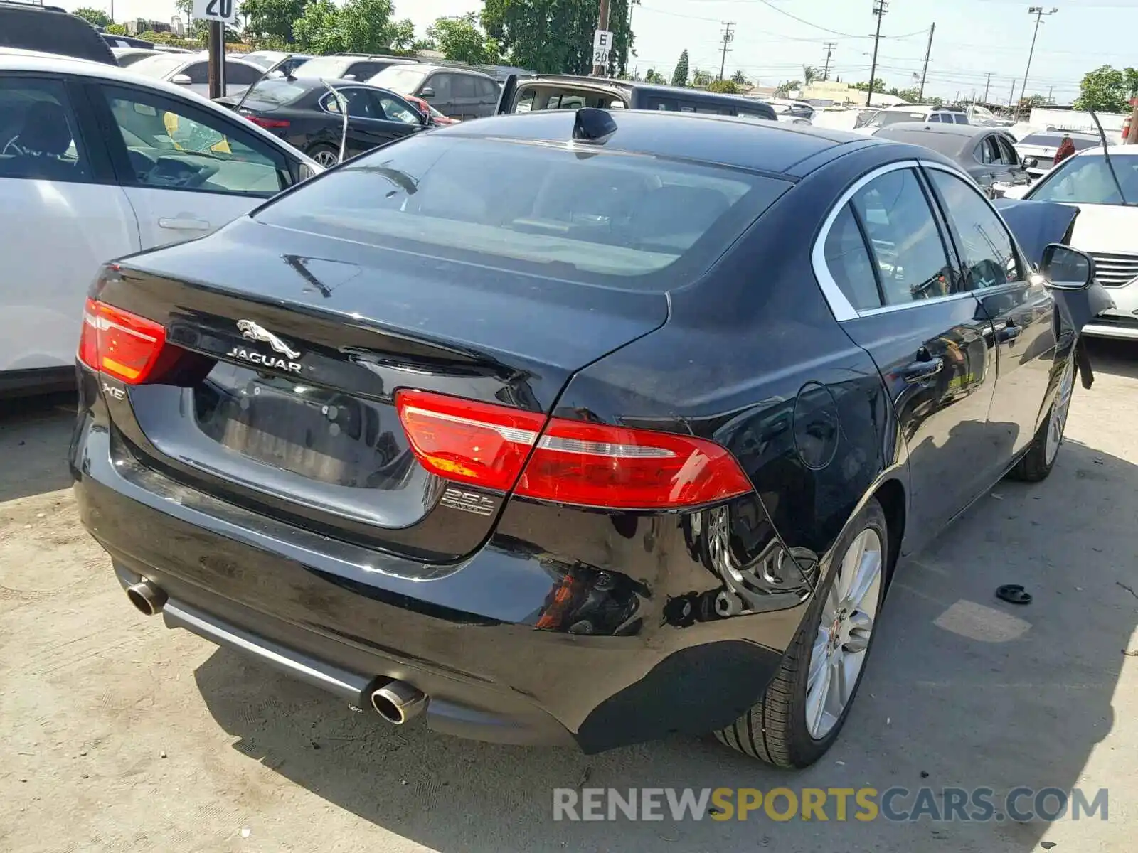 4 Photograph of a damaged car SAJAS4FX1KCP52707 JAGUAR XE 2019