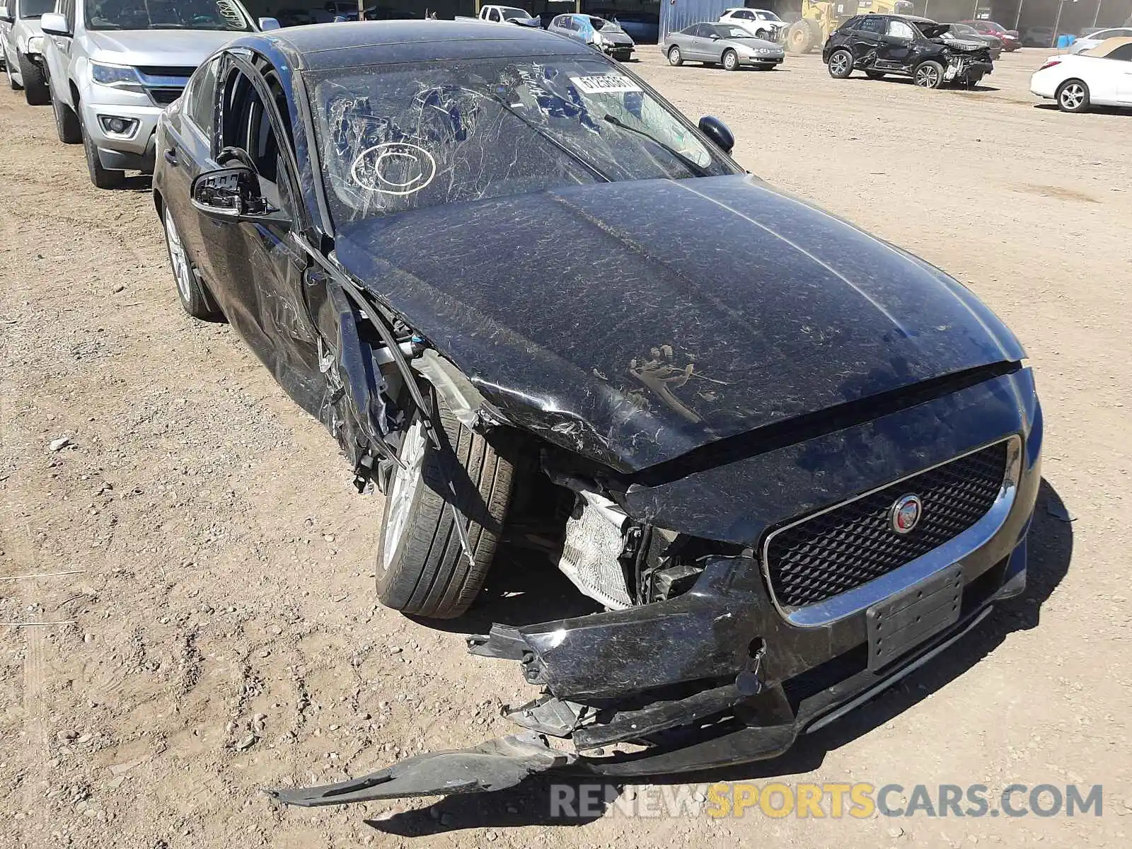 1 Photograph of a damaged car SAJAS4FX2KCP51128 JAGUAR XE 2019