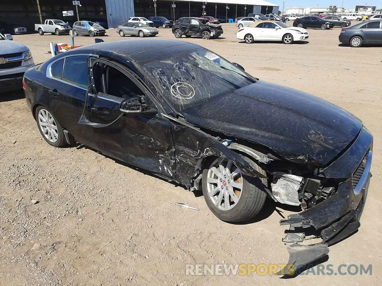 8 Photograph of a damaged car SAJAS4FX2KCP51128 JAGUAR XE 2019