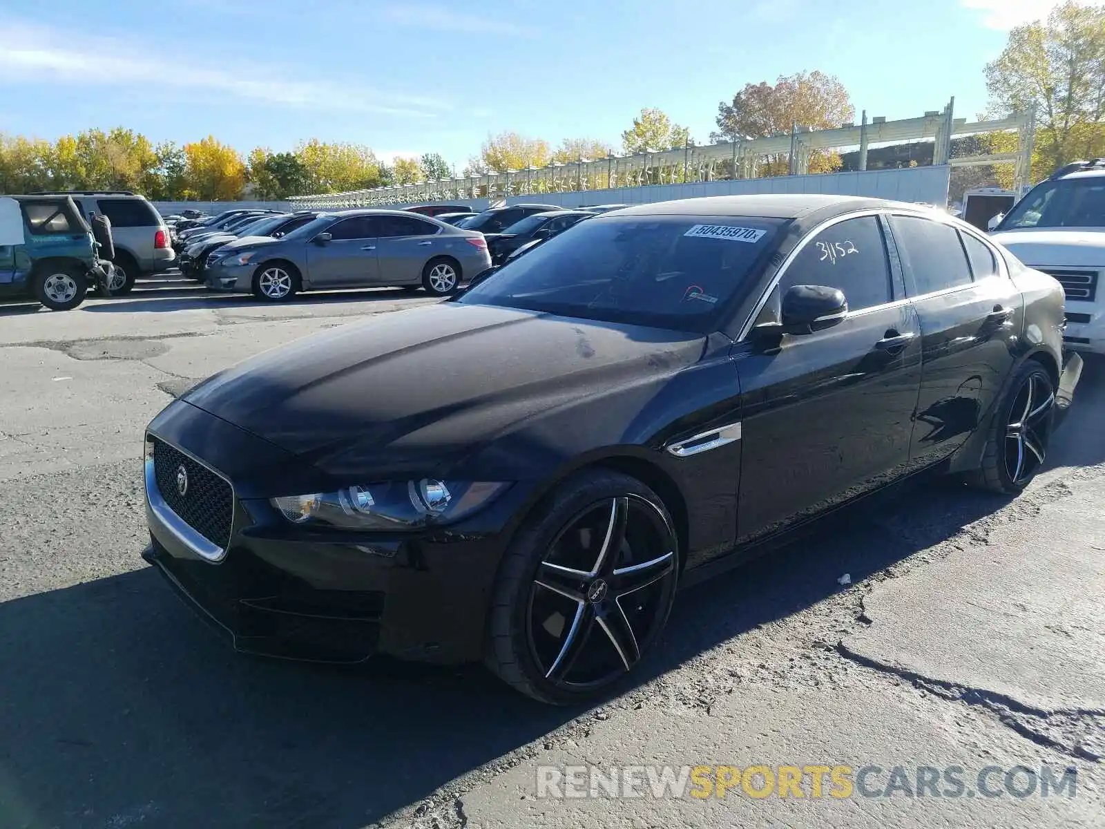 2 Photograph of a damaged car SAJAS4FX3KCP49047 JAGUAR XE 2019