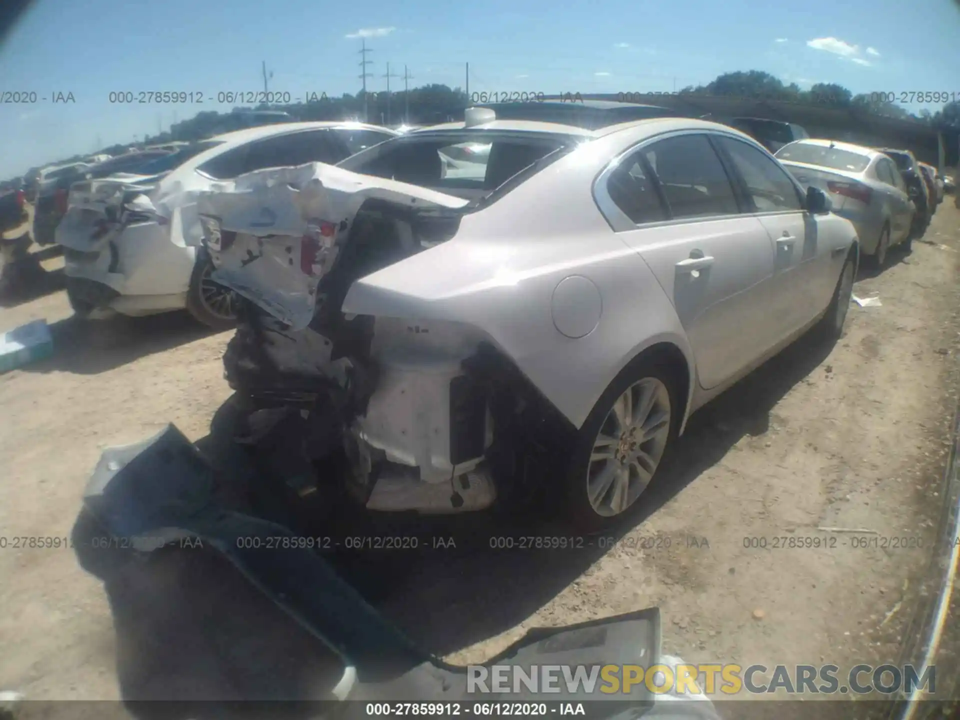 4 Photograph of a damaged car SAJAS4FX3KCP52417 JAGUAR XE 2019