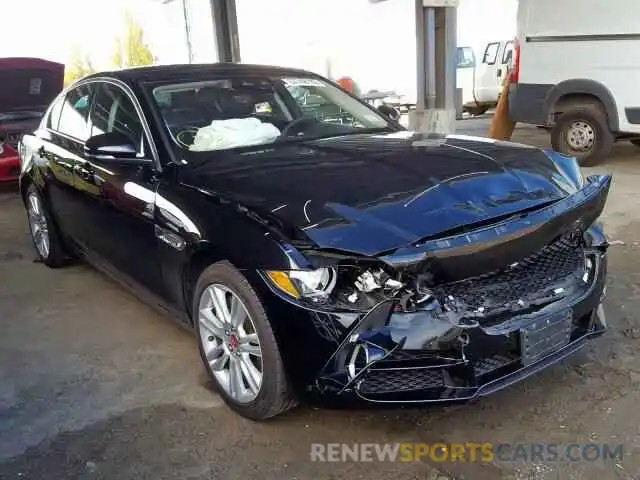 1 Photograph of a damaged car SAJAS4FX3KCP52918 JAGUAR XE 2019