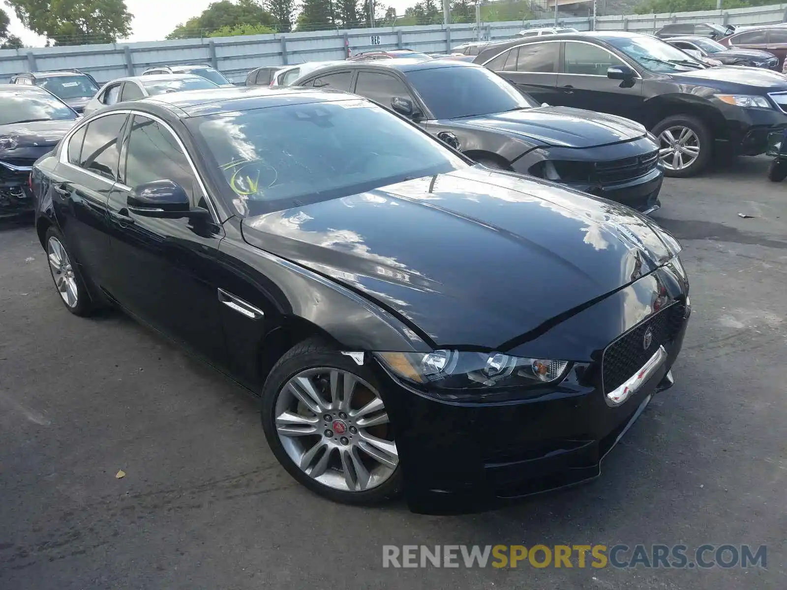 1 Photograph of a damaged car SAJAS4FX4KCP52362 JAGUAR XE 2019