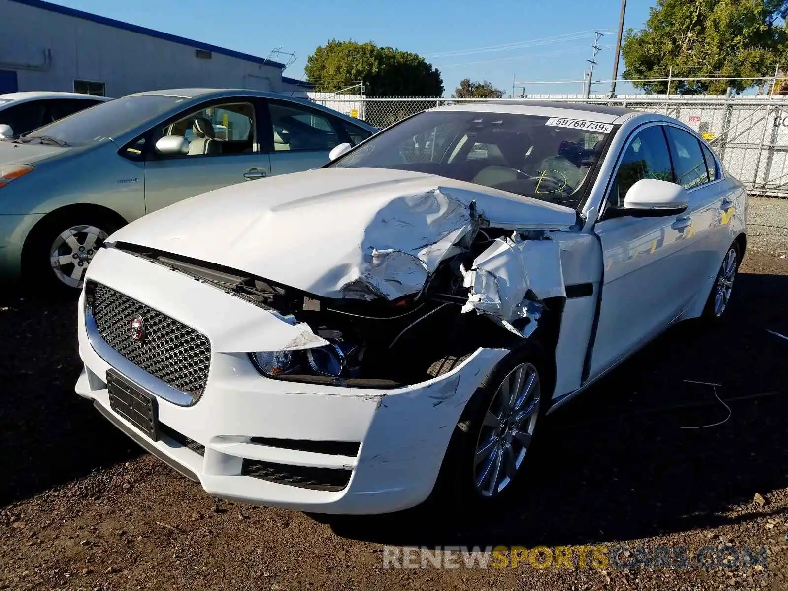 2 Photograph of a damaged car SAJAS4FX5KCP52824 JAGUAR XE 2019