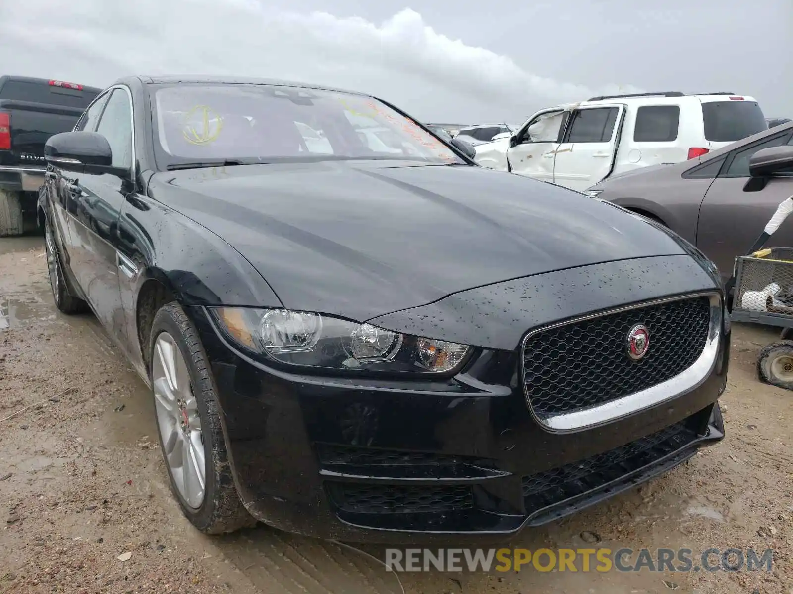 1 Photograph of a damaged car SAJAS4FX6KCP52489 JAGUAR XE 2019