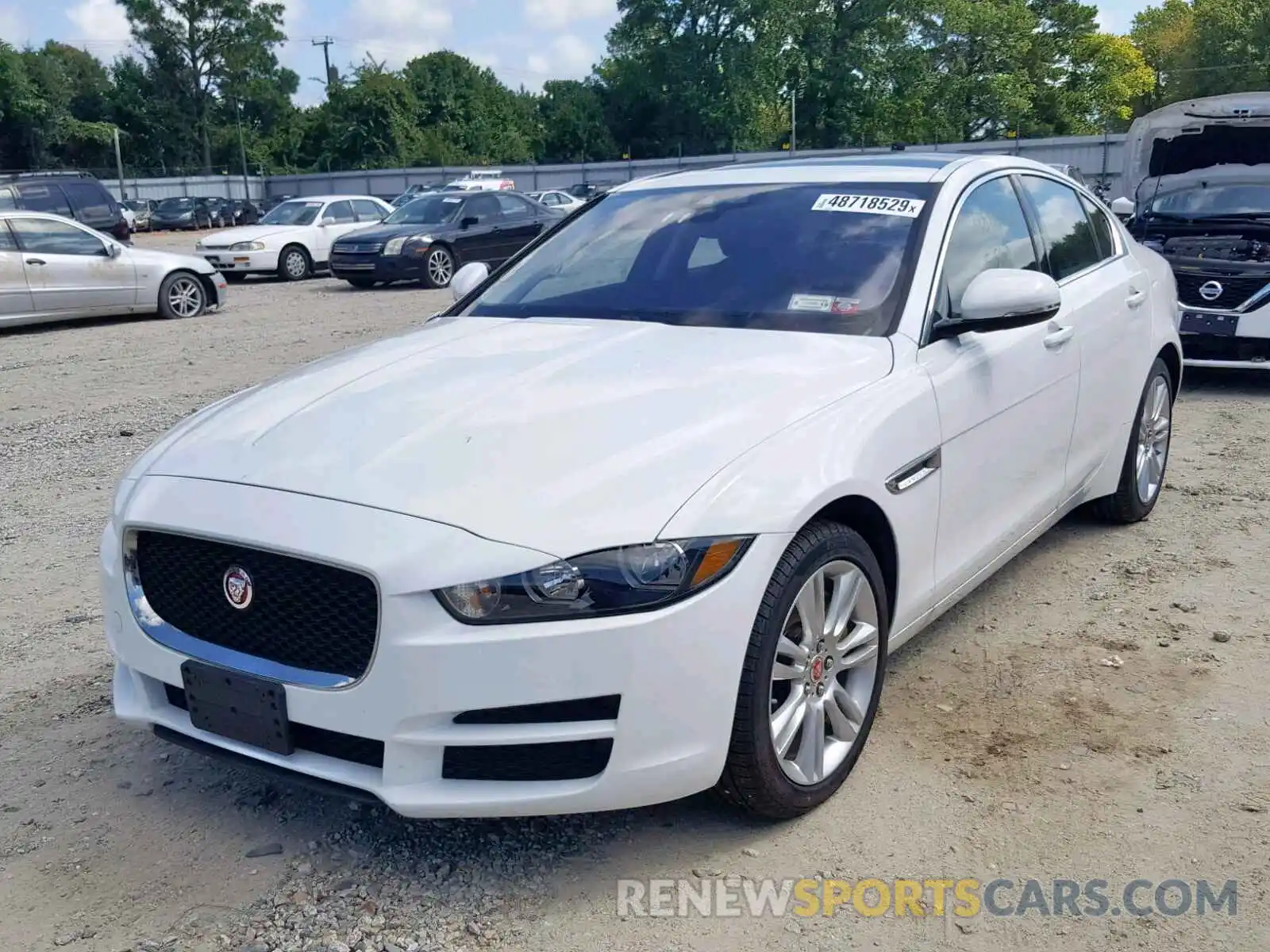 2 Photograph of a damaged car SAJAS4FX6KCP52587 JAGUAR XE 2019