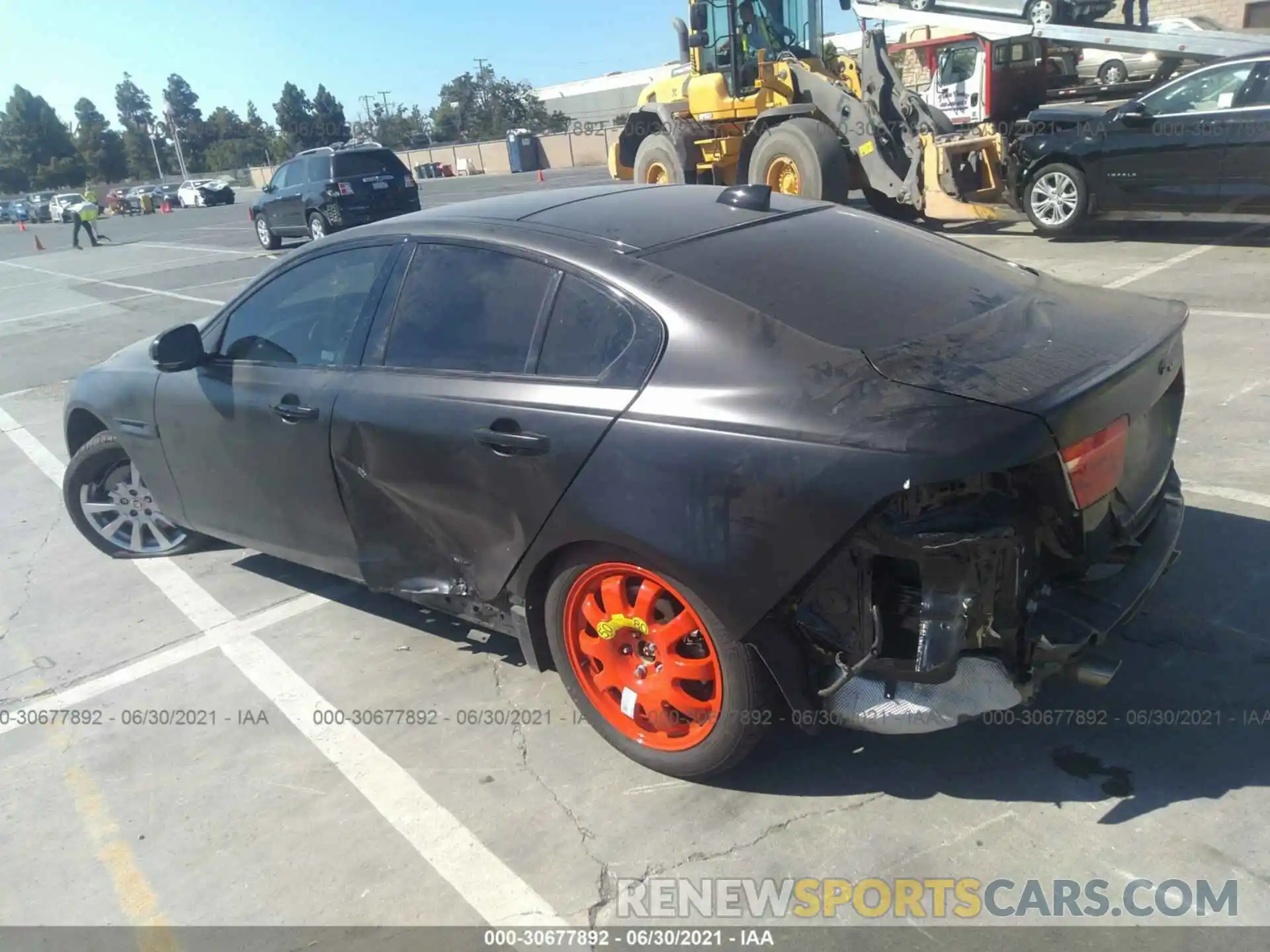 3 Photograph of a damaged car SAJAS4FX7KCP51089 JAGUAR XE 2019