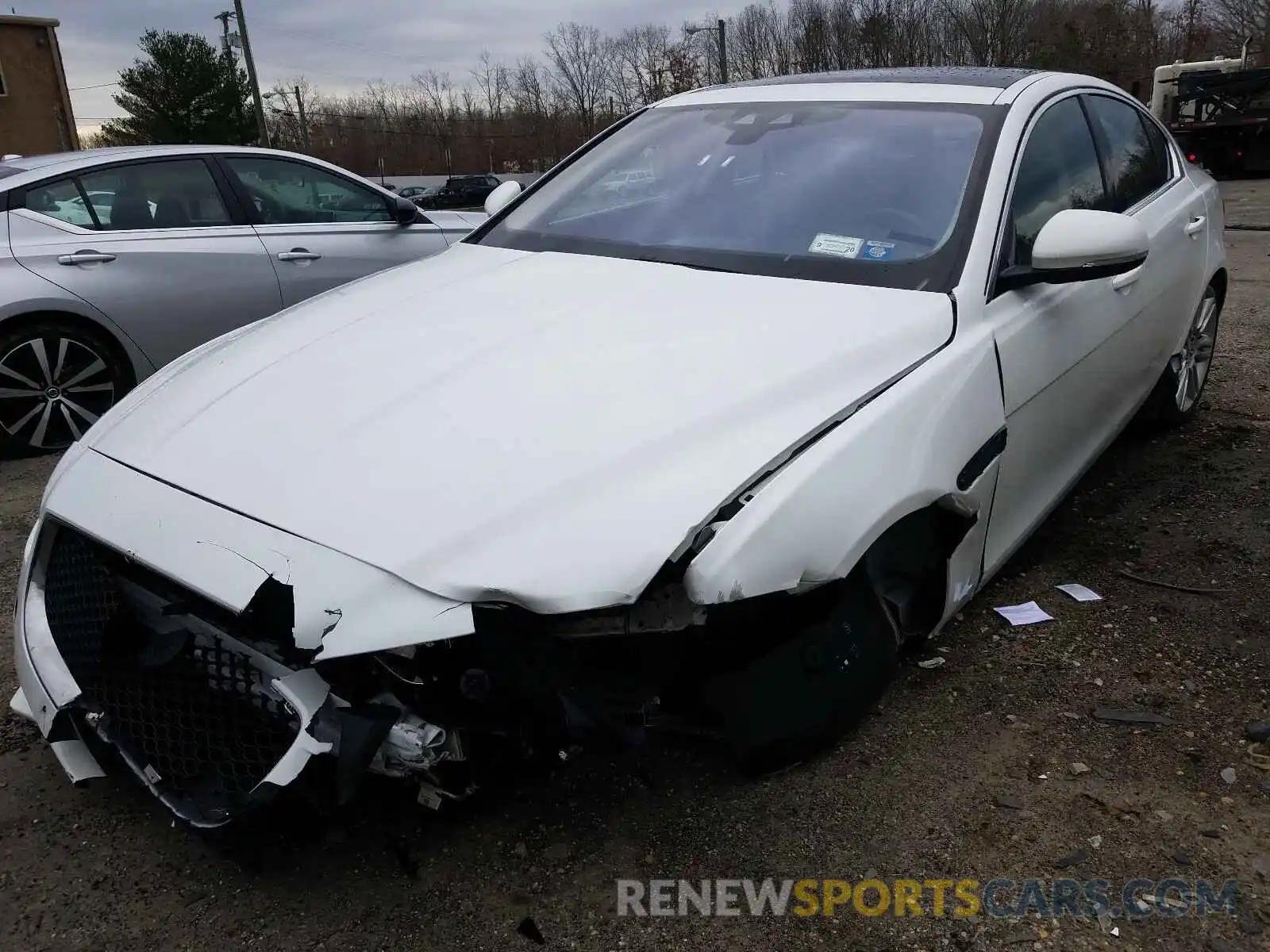 2 Photograph of a damaged car SAJAS4FX7KCP52677 JAGUAR XE 2019