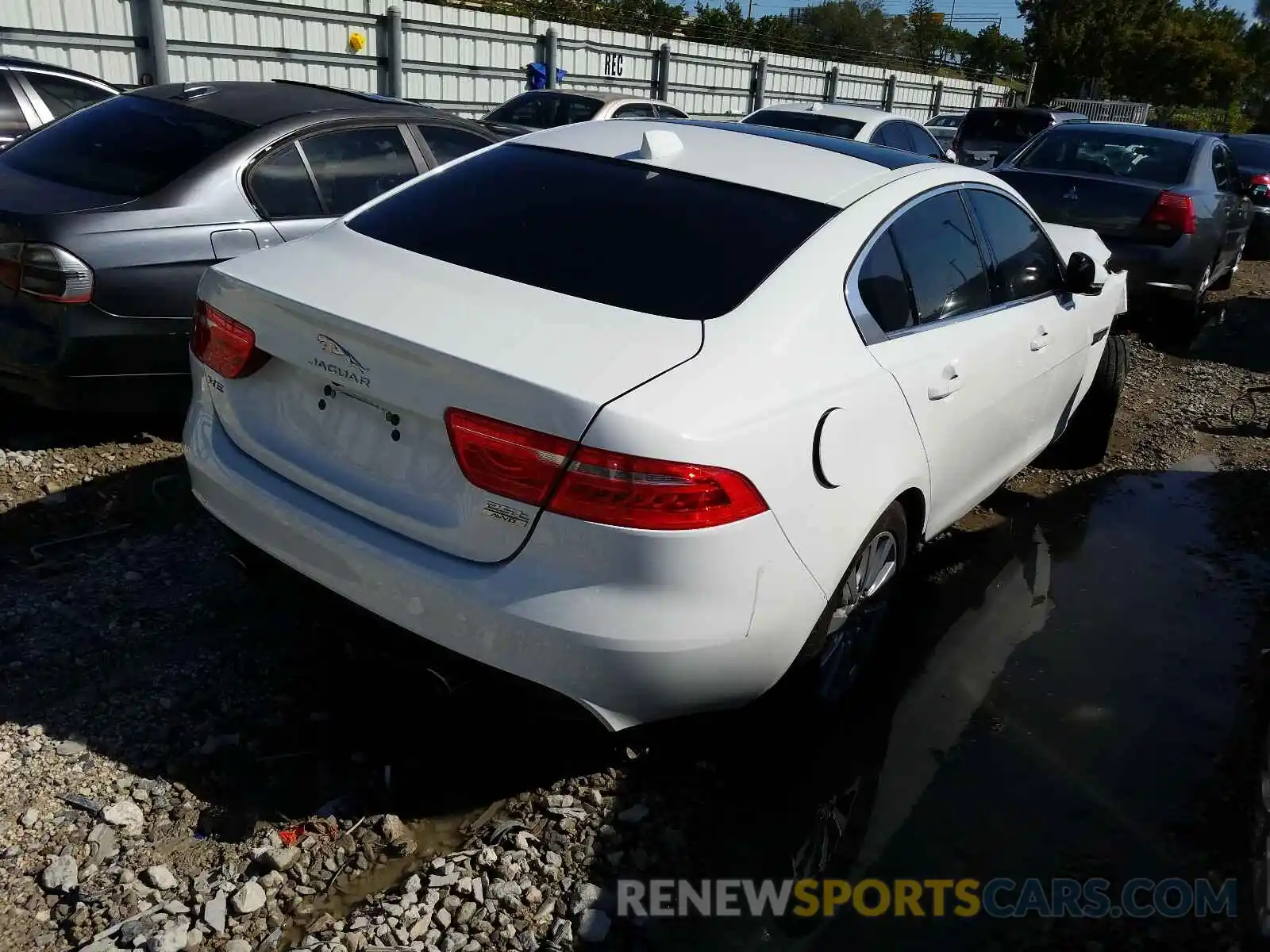 4 Photograph of a damaged car SAJAS4FX8KCP52543 JAGUAR XE 2019